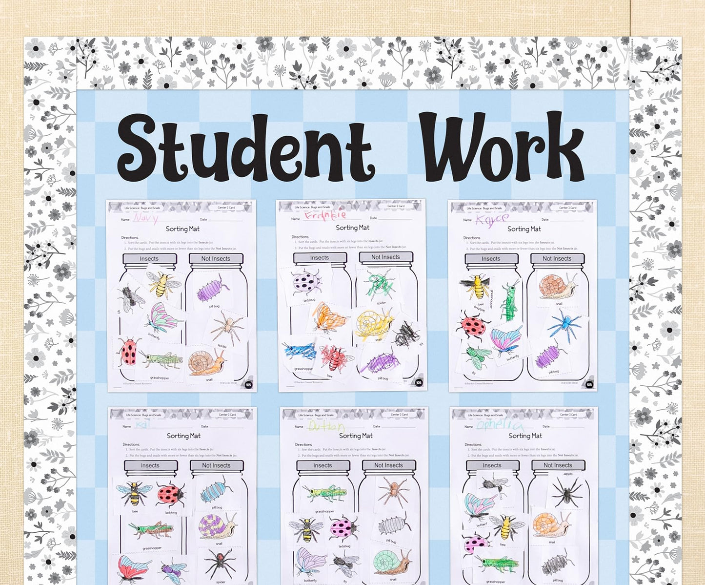 Teacher Created Resources Blue Checkers Better Than Paper® Bulletin Board Roll (TCR77602)