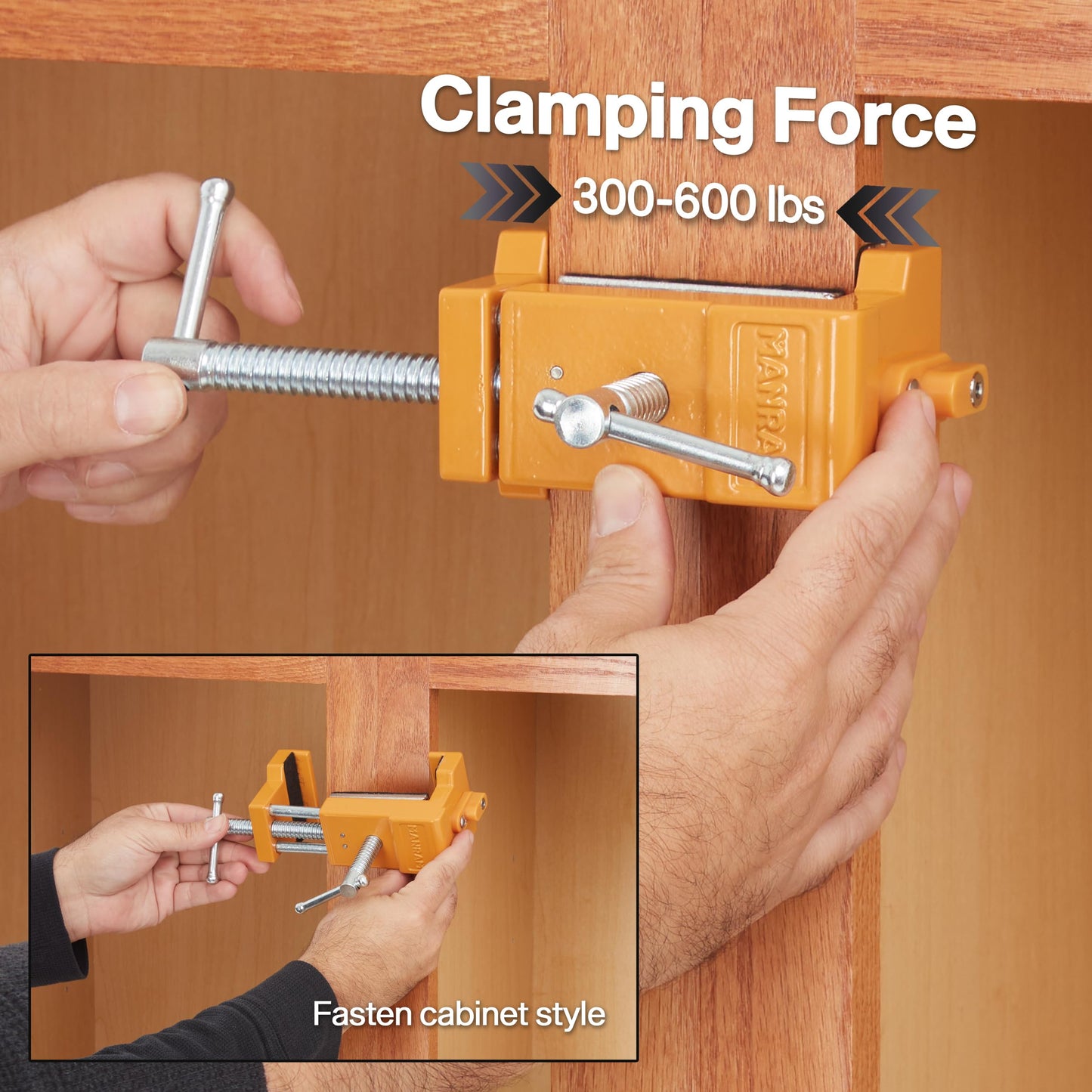 Cabinet Clamps with Protective Case, Cabinets Installation Clamps, Face Frame Clamp 4 Pack