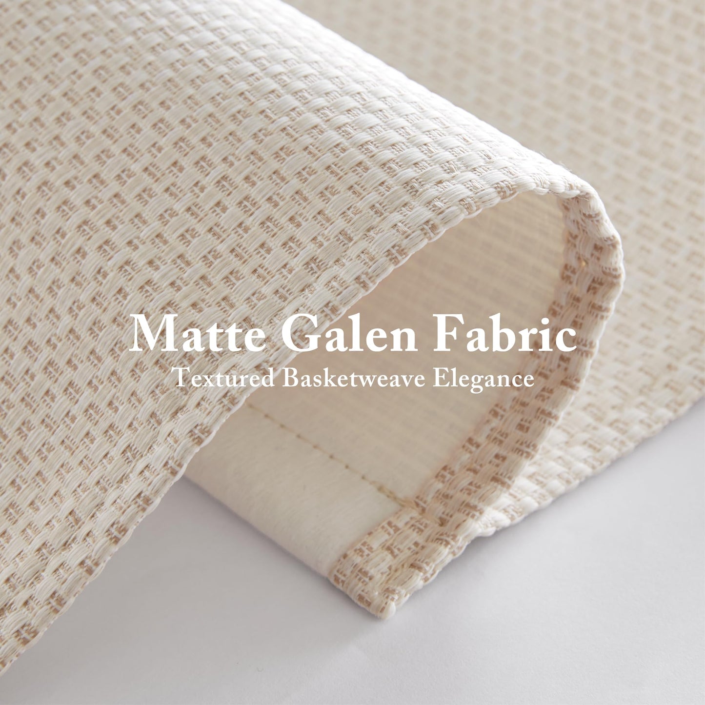 Madison Park Galen Matte Linen Cordless Roman Shades - Fabric Privacy Single Panel Darkening, Energy Efficient, Thermal Insulated Window Blind Treatment, for Home, Living Room Decor, 31" W x 64" H