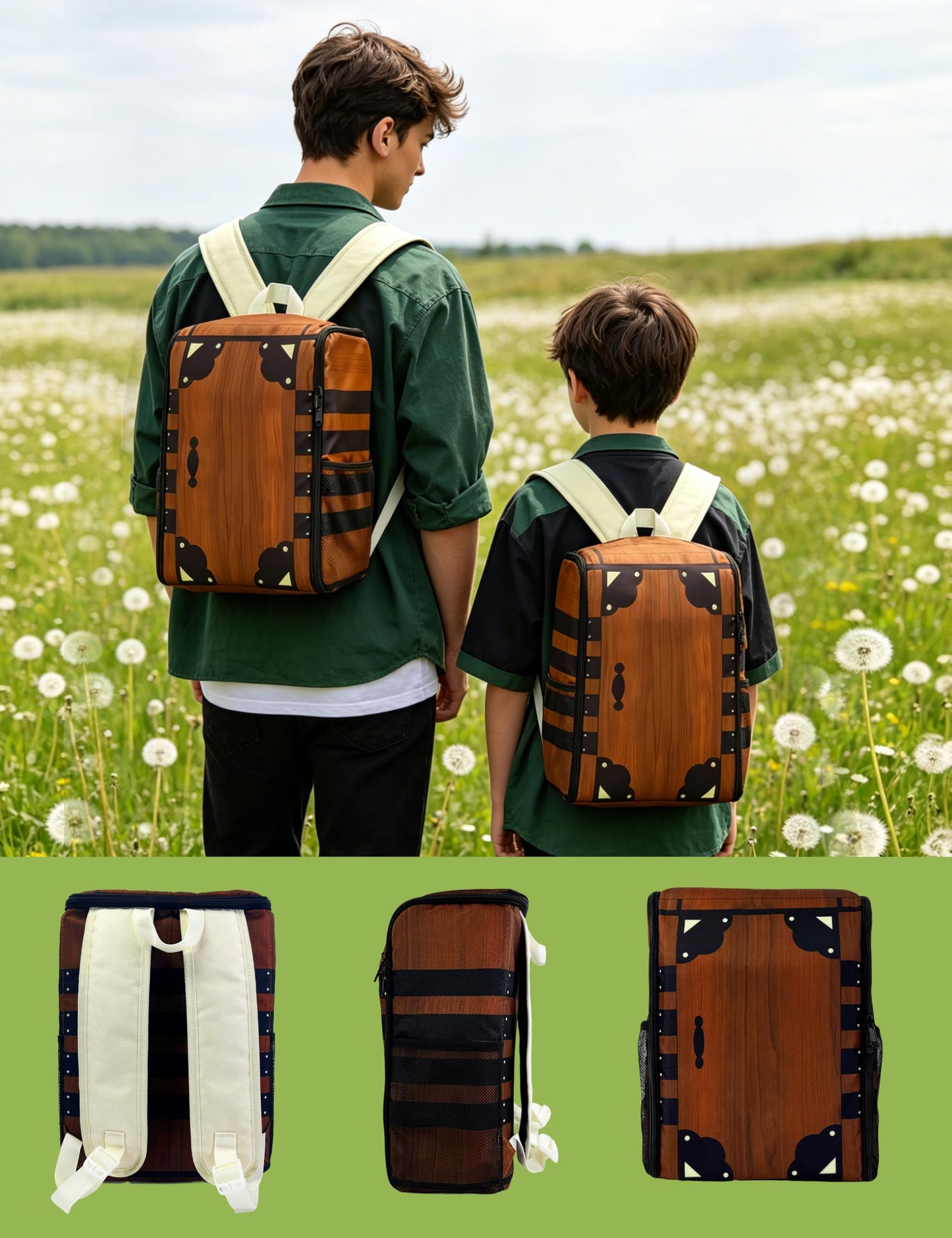 Mewcho Anime Backpack 13.7", Cosplay Anime Bookbag Daily Casual Bag Merch Gifts Costume Accessories for Adult
