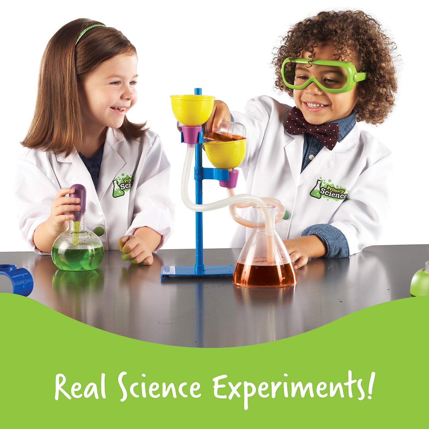 Learning Resources Primary Science Deluxe Lab Set - 45 Piece Set, Ages 3+ STEM Preschool Toys, Science Experiments for Kids