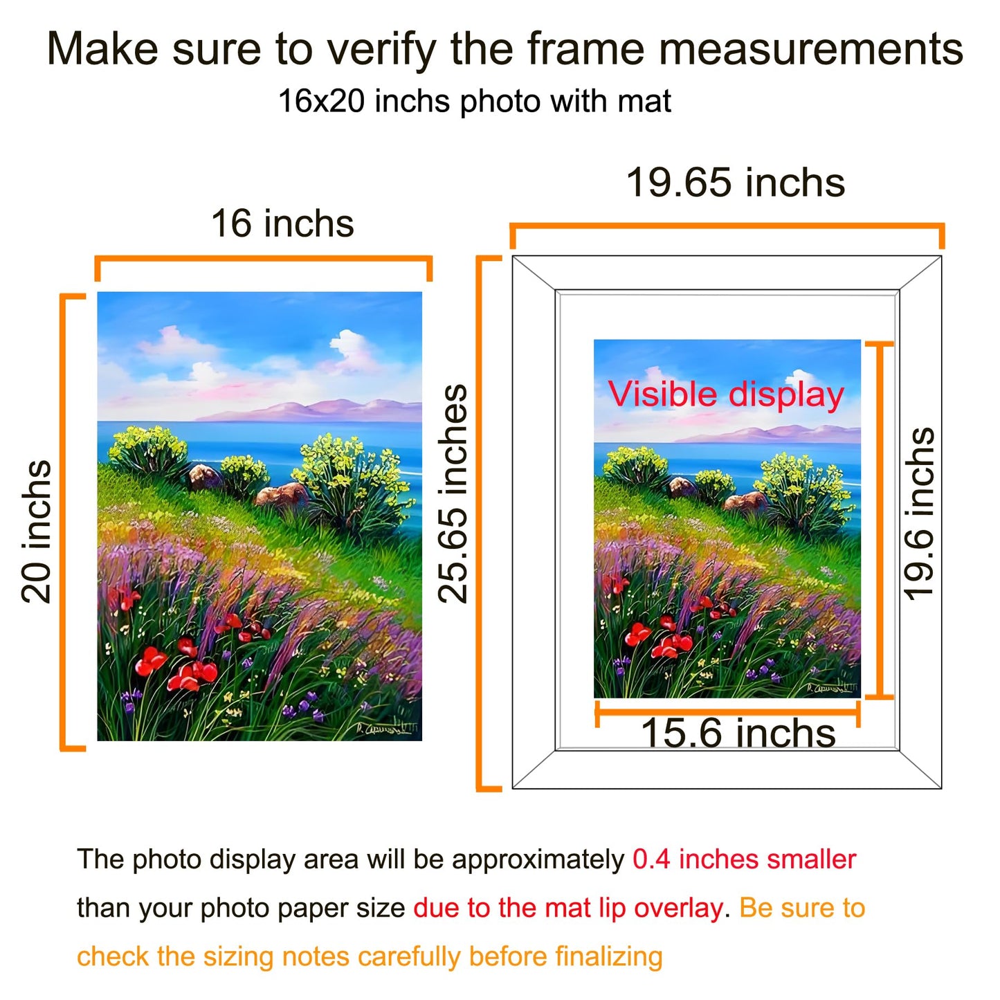 BESCRCL 18x24 Picture Frames Black Set of 6, Poster Frame Display Photo 16x20 or 18x24 without Mat, Wall Hanging Frame with Plexiglass