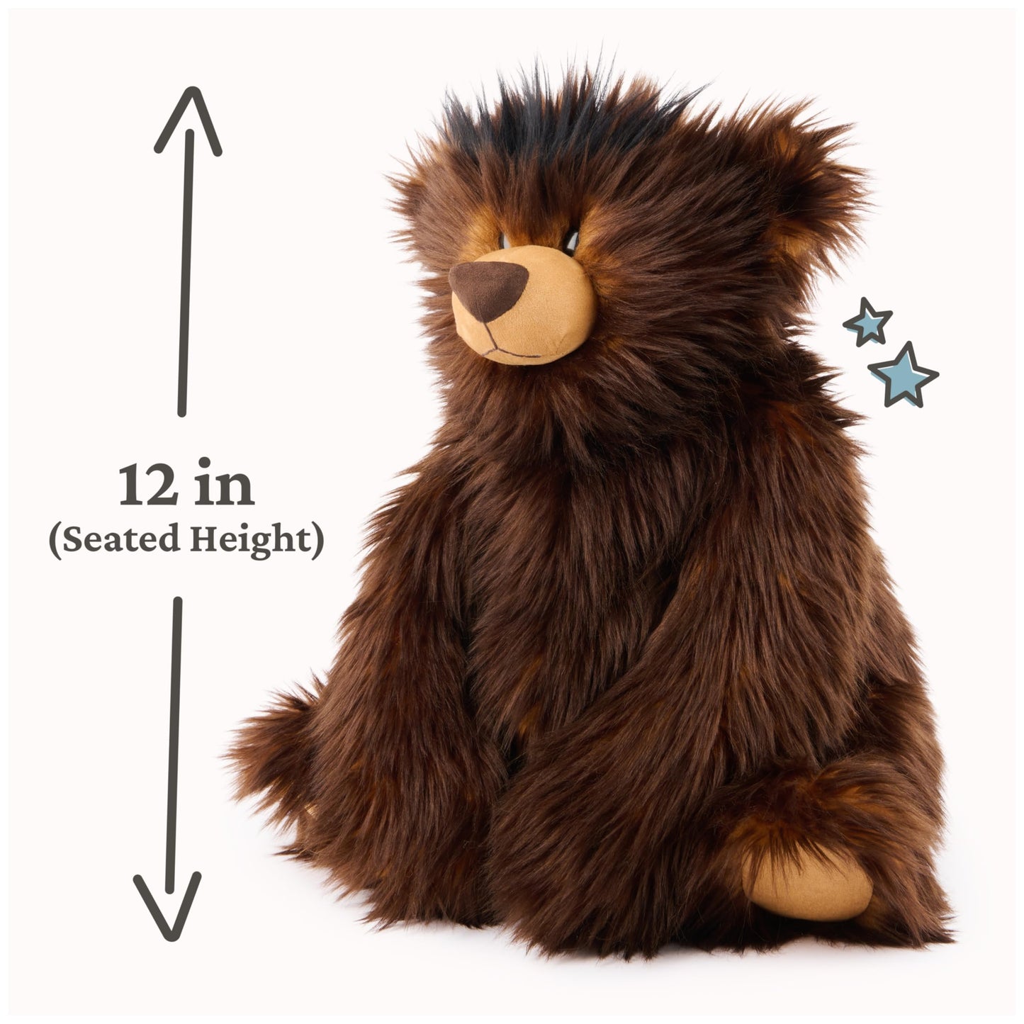 GUND BOE Classic Teddy Bear, Premium Bear Stuffed Animal, Plush Toy for Ages 1 and Up, Brown, 12”