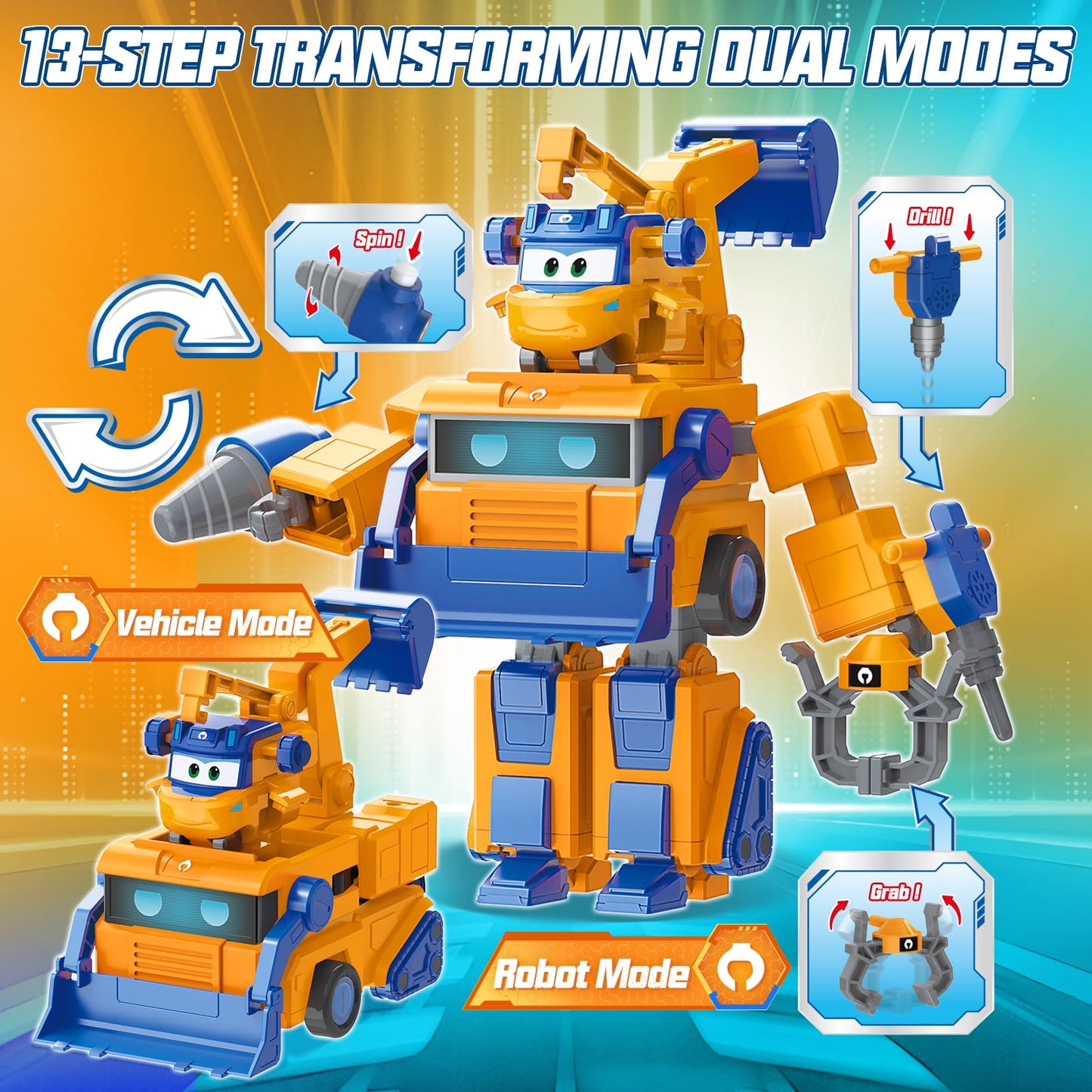 Super Wings Electric Robot Suit-Marty Toy for Kids