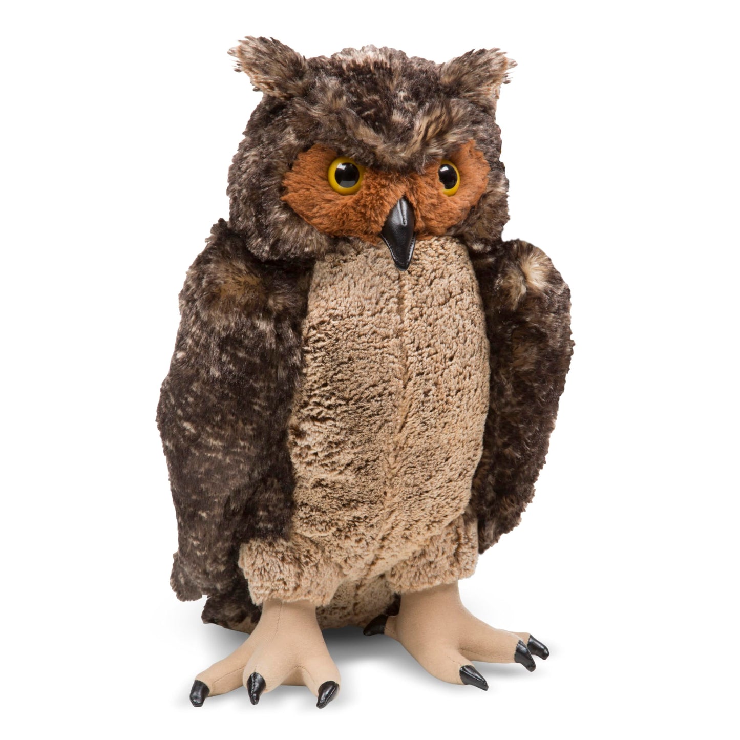 Melissa & Doug Giant Owl - Lifelike Stuffed Animal (17 inches Tall)