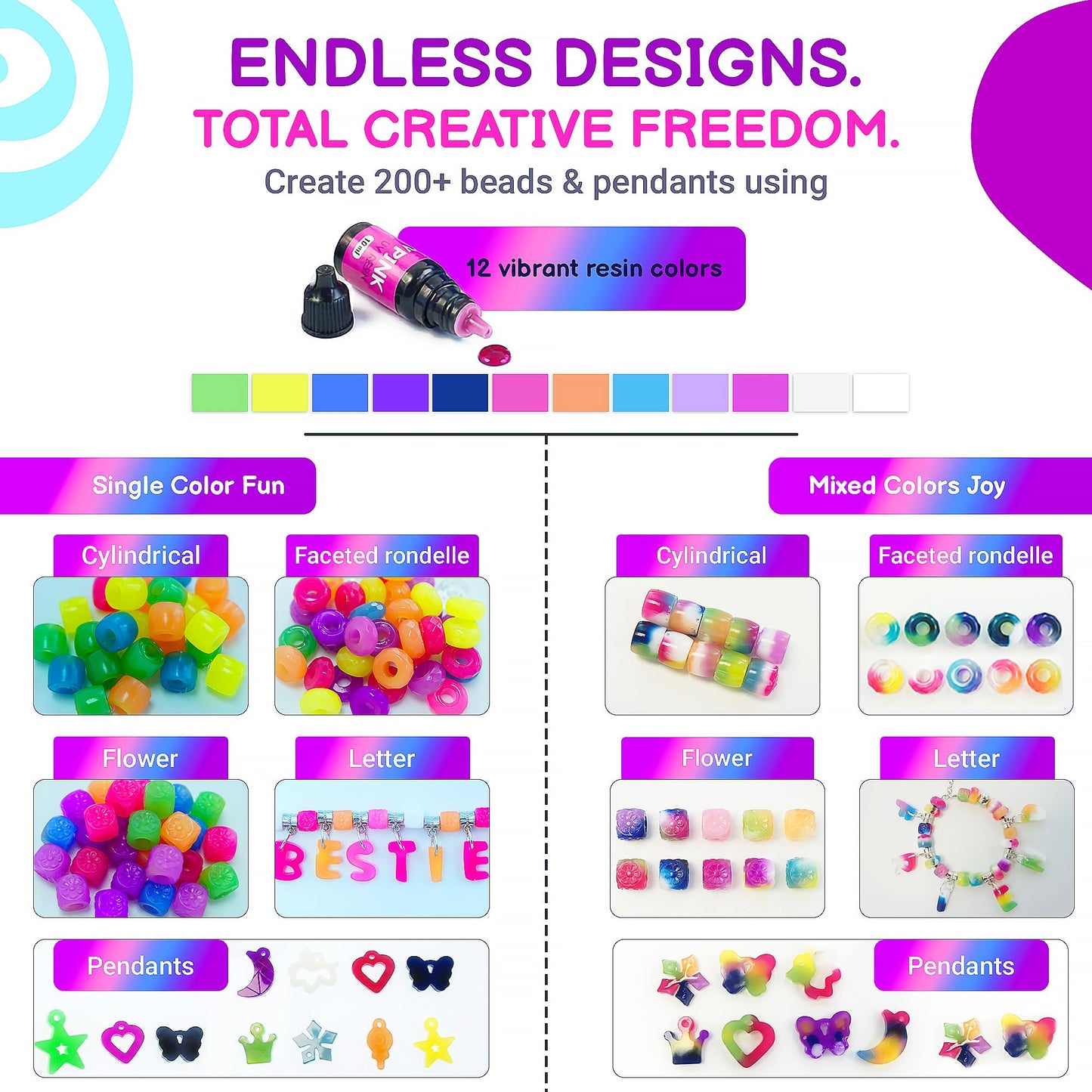 QuTZ Bracelet Making Kit (Pro 12 Glue Set)