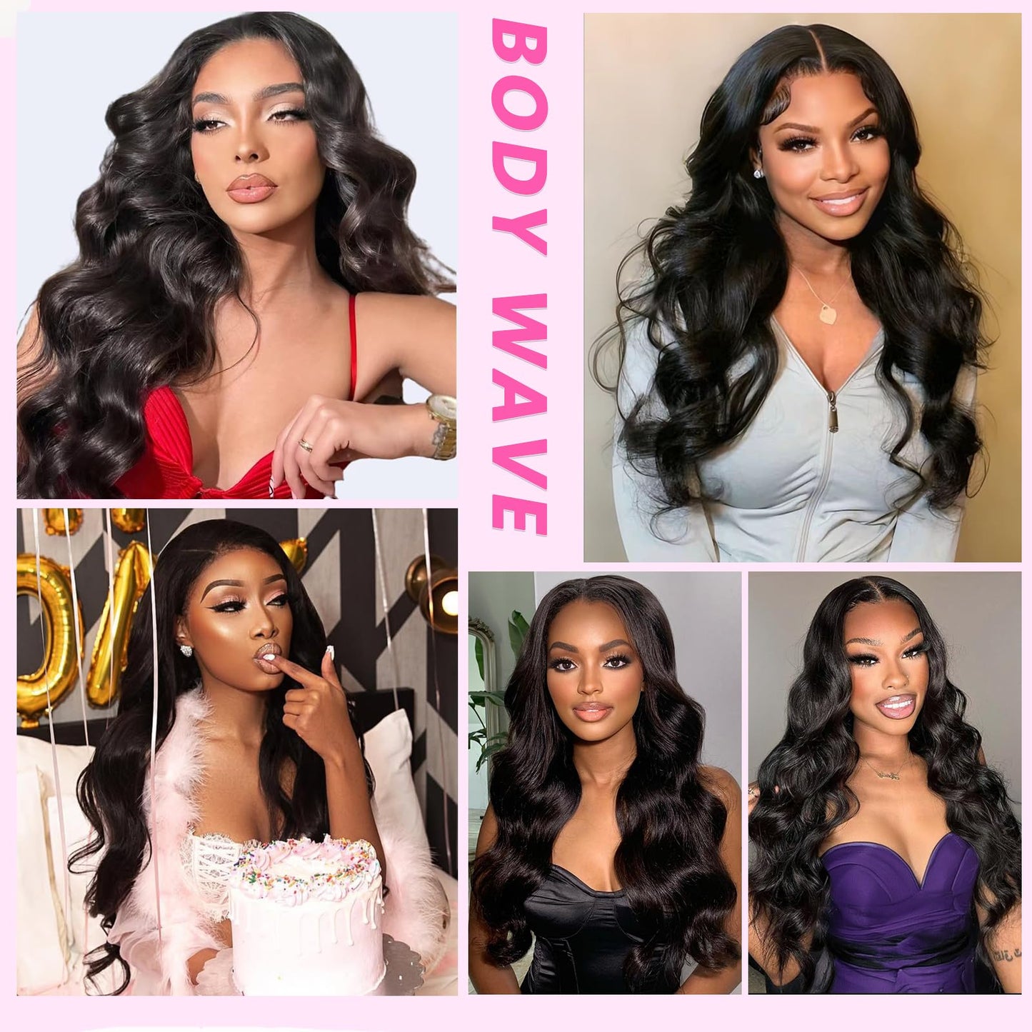 12A Human Hair Bundles Body Wave Bundles Human Hair 100% Unprocessed Brazilian Virgin Bundles Body Wave Real Human Hair Extensions Natural Black 24 Inch