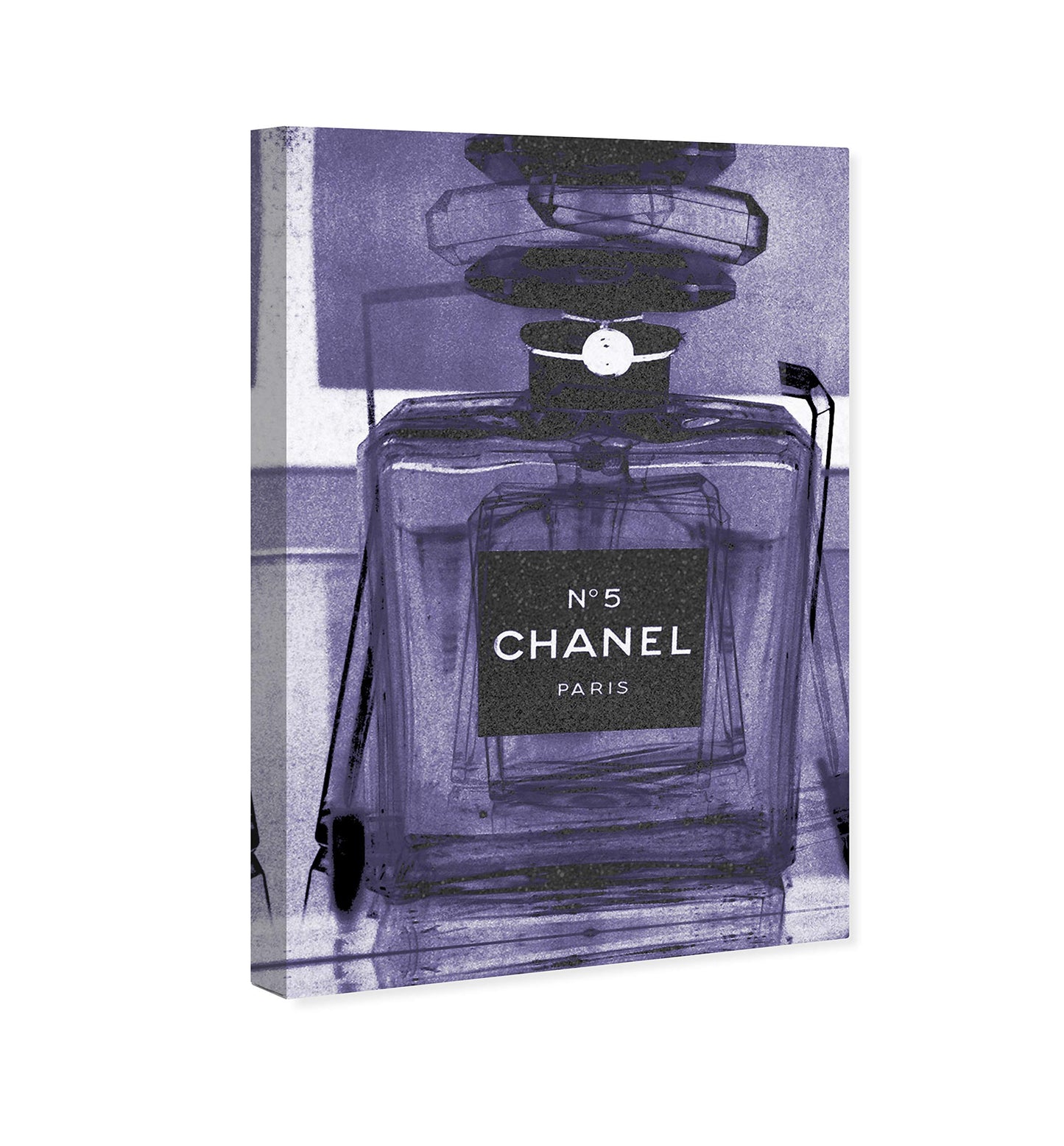 The Oliver Gal Artist Co. Fashion Wall Art Canvas Prints 'Infinite Glam Amethyst' Home Décor, 16 in x 24 in, Purple, Black