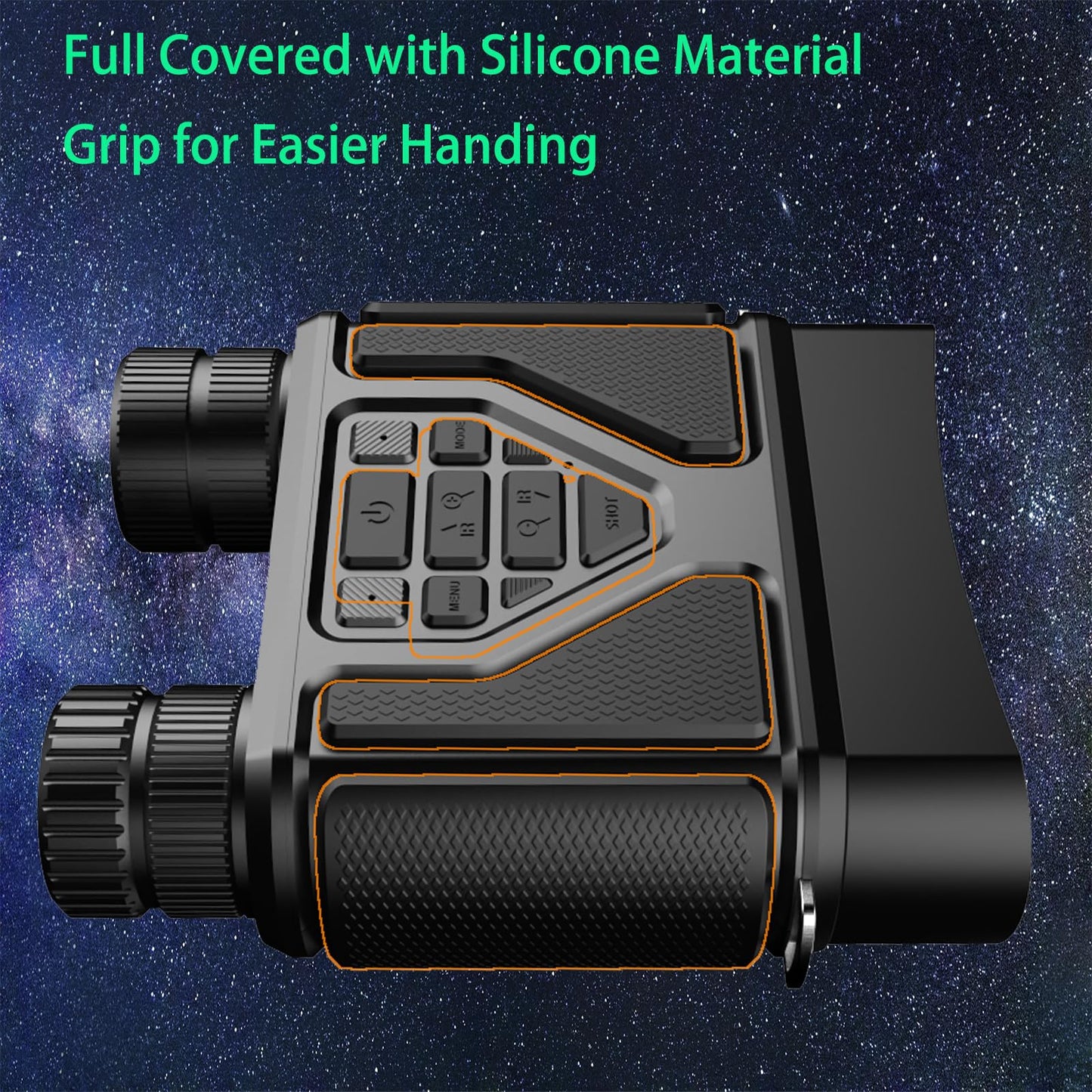 Night Vision Goggles - Night Vision Binoculars for Adults, Gifts for Men Him Husband Dad with 8X Zoom, 4000mAh Rechargeable Gear for Hunting & Camping (Black)