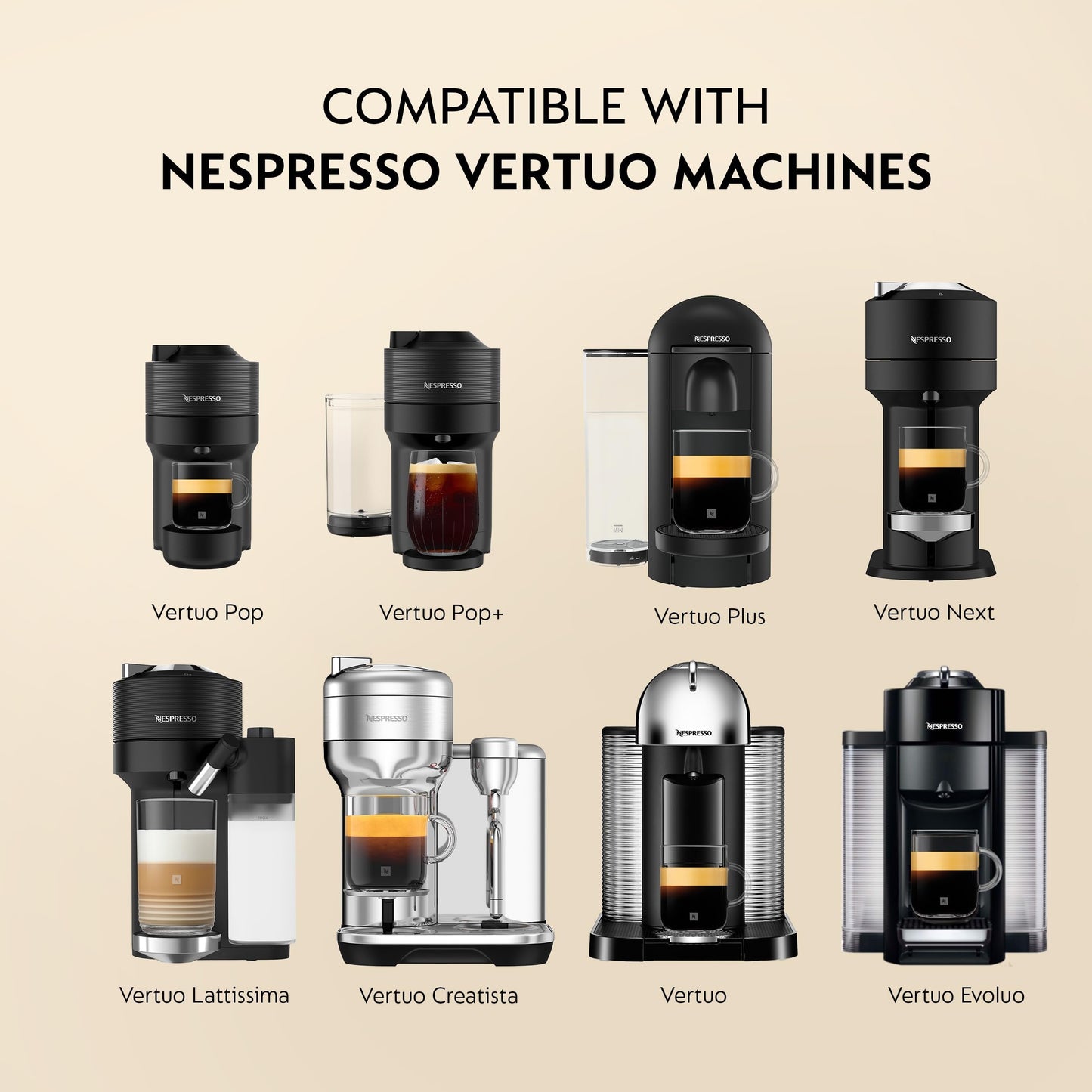 Nespresso Capsules Vertuo, Double Espresso Variety Pack, 30-Count Coffee Pods (Pack of 1), Brews 2.7oz
