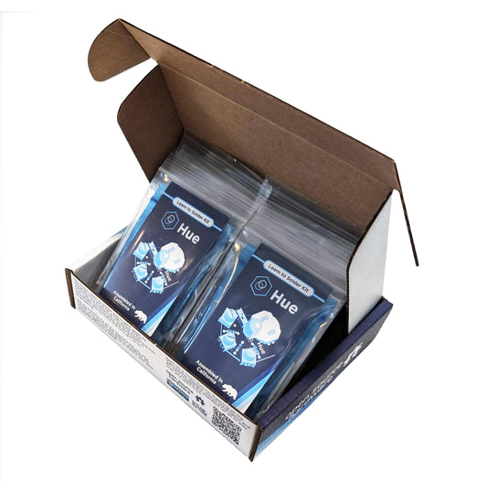 Learn to Solder Kits Hue, Bulk Educator Pack | DIY Soldering Kit for Beginners | Electronics Projects for Students, STEM Classes and Events | Science Project Electronic RGB LED Light Circuit Boards