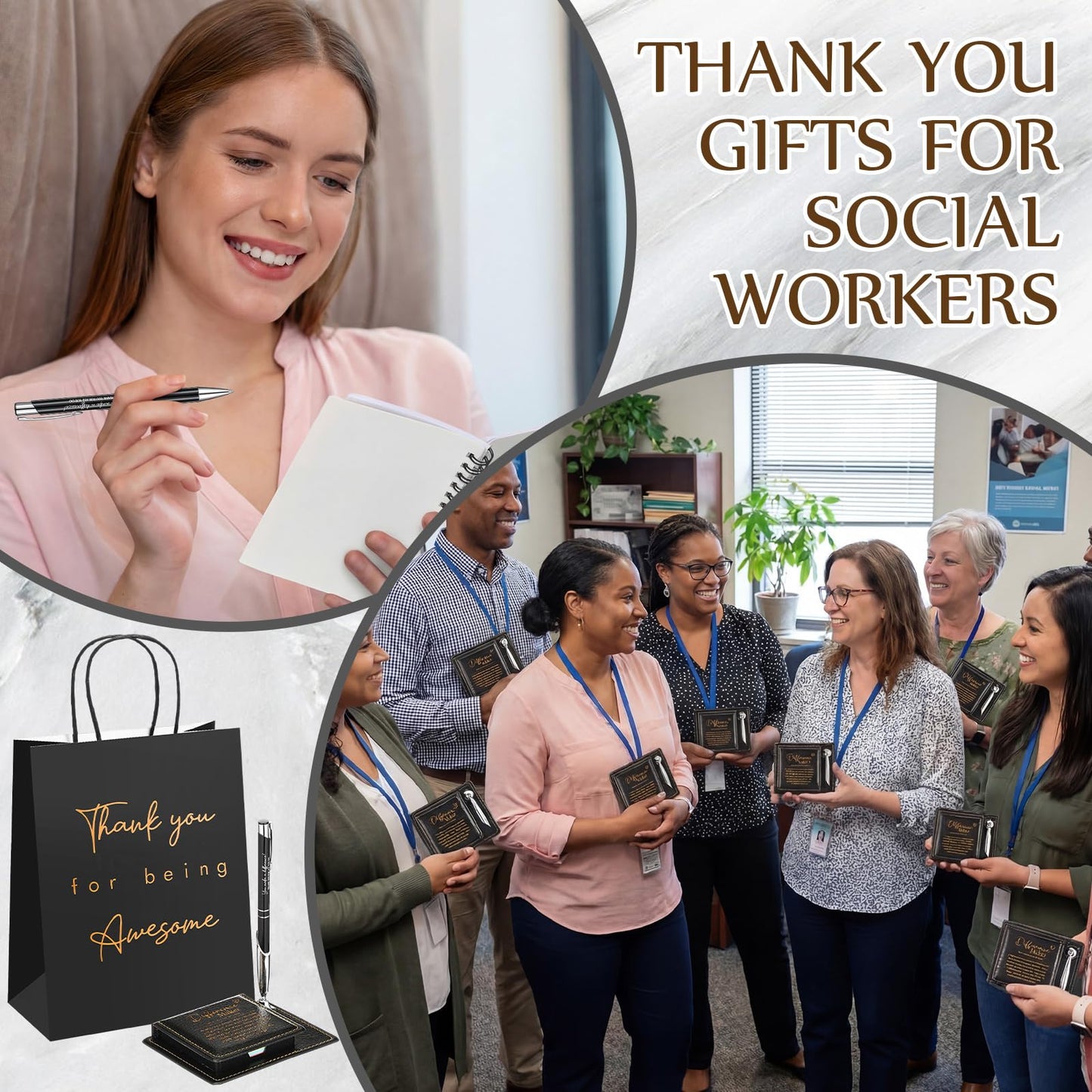 Resurhang 12 Set Difference Maker Gifts Bulk, Thank You Appreciation Gift for Employee Coworkers Nurses Teachers Boss Leader, Inspirational Motivational Gifts for Team Staff Teachers Nurse Volunteers