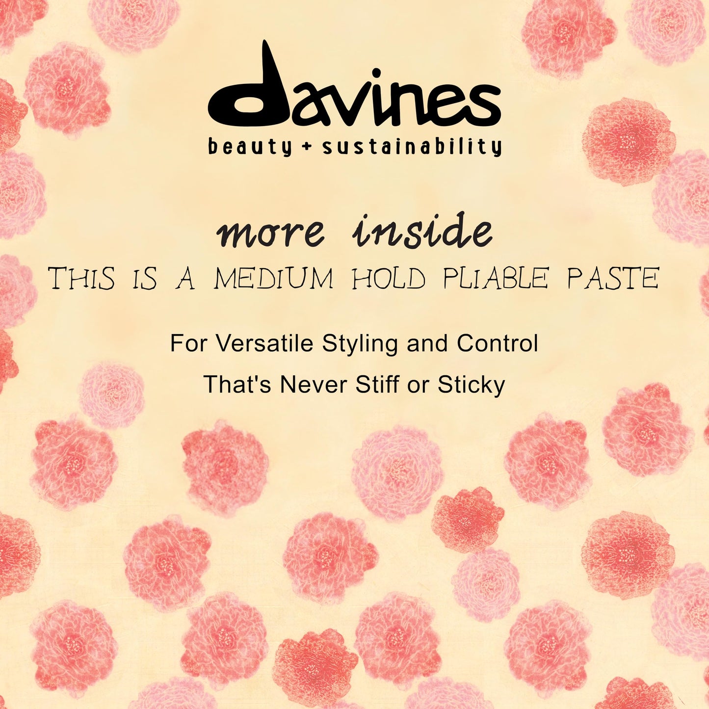 Davines This is a Medium Hold Pliable Paste, Non-Sticky And Textured Styling For Long-lasting Flexible Finish, 4.23 Fl. Oz.