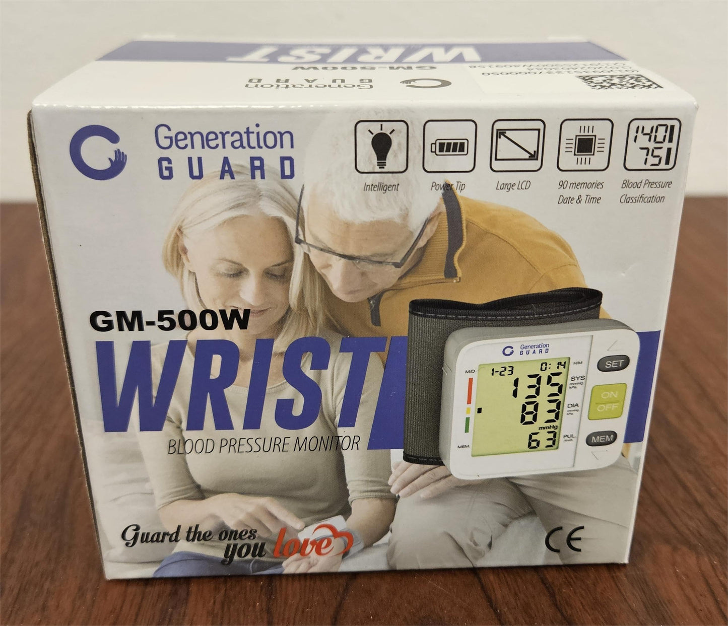 Generation Guard Electronic Wrist BP Monitor - GM-500W