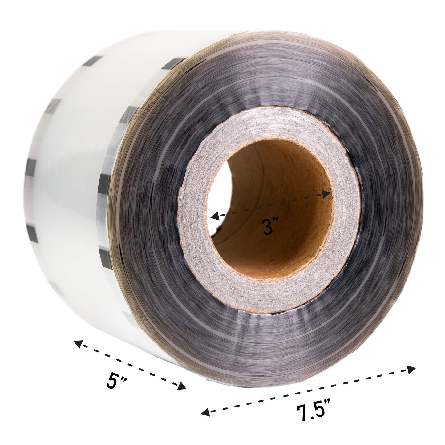 WYZworks Cup Sealer Film Clear, Seals 3275 cups per roll @ 90mm-105mm, Bubble Boba Milk Tea Lid Sealing Film for PP Plastic Cups