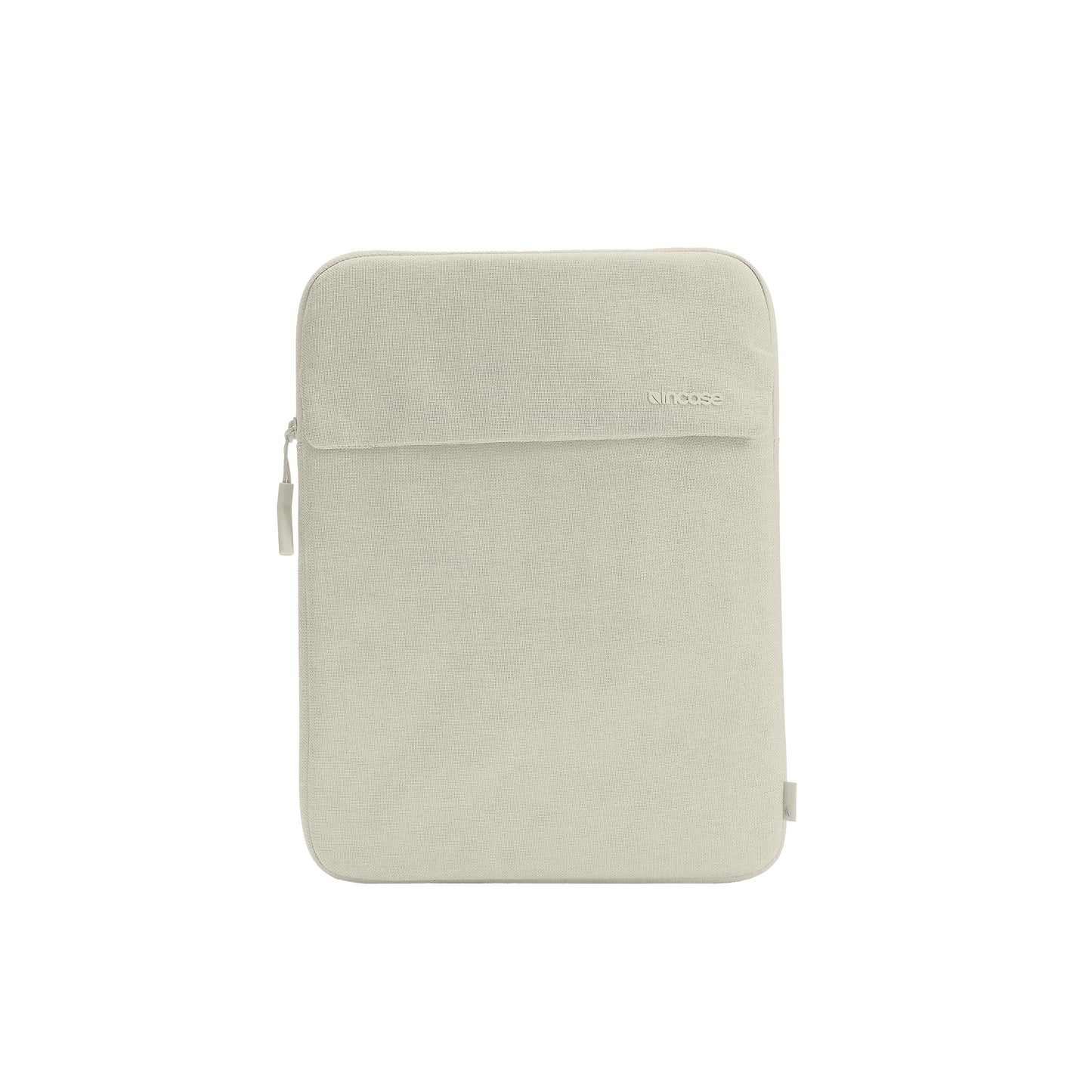 Incase Crosstown Sleeve with Woolenex - 13 Inch and 14 Inch Laptop and MacBook Sleeve – Vertical Orientation, Cushioned Protection, Durable Construction, External Slip Pocket - Limestone