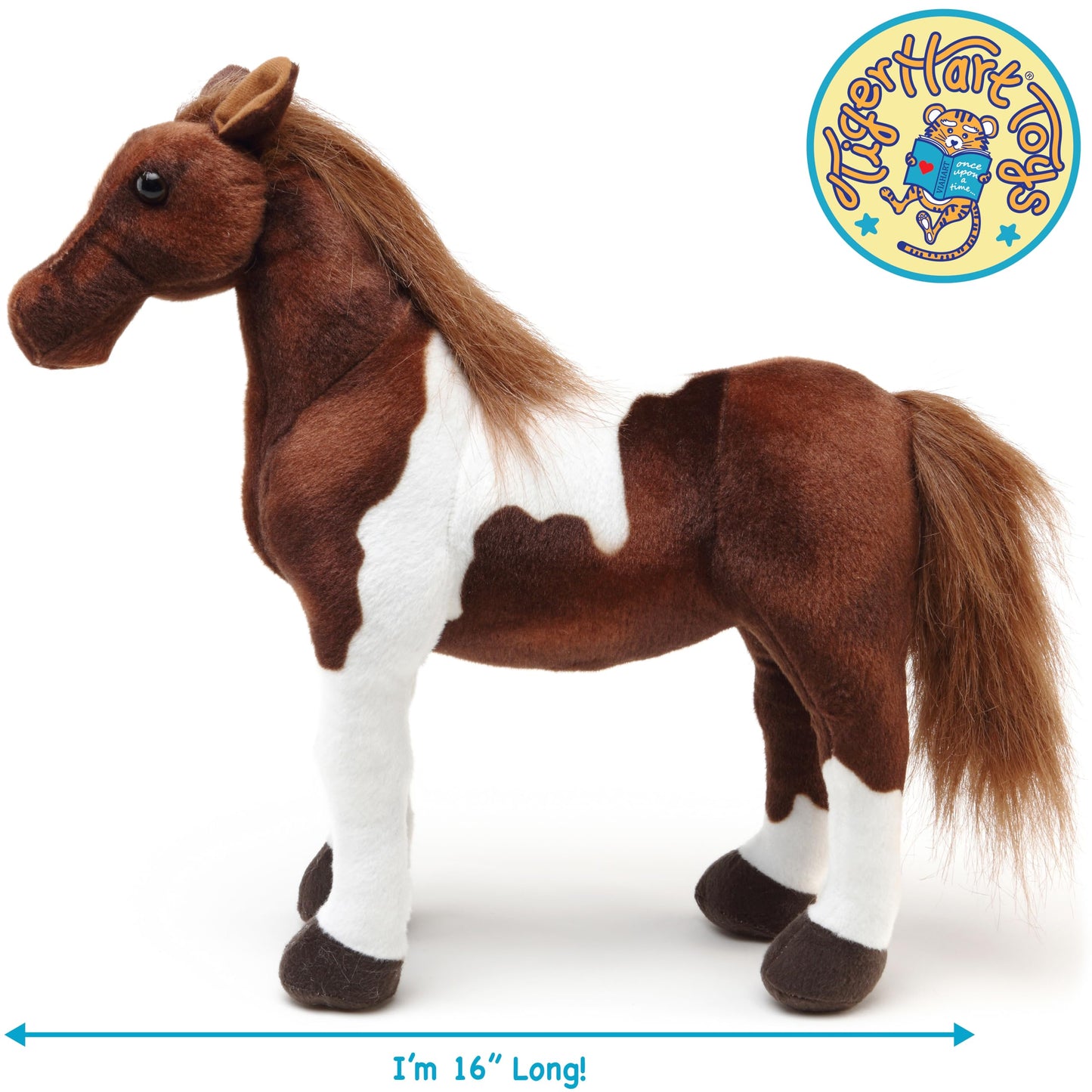 VIAHART Hanna The Horse - 16 Inch Stuffed Animal Plush - by Tiger Tale Toys