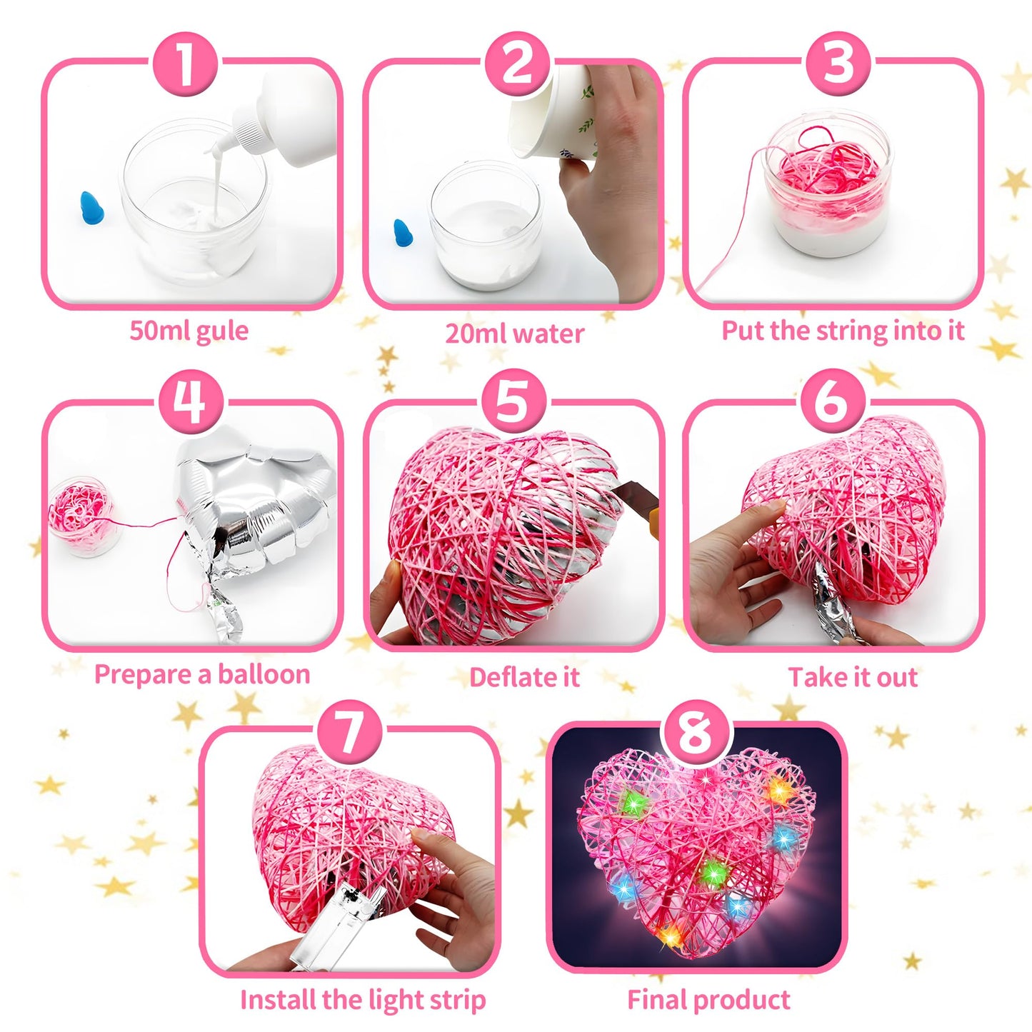 ROHSCE Create a DIY String Art Star Lantern - Projects for Kids