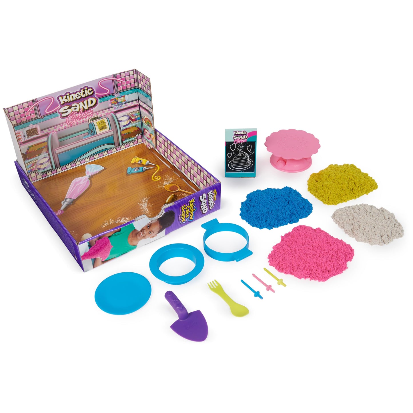 Kinetic Sand, Rainbow Cake Shoppe Playset