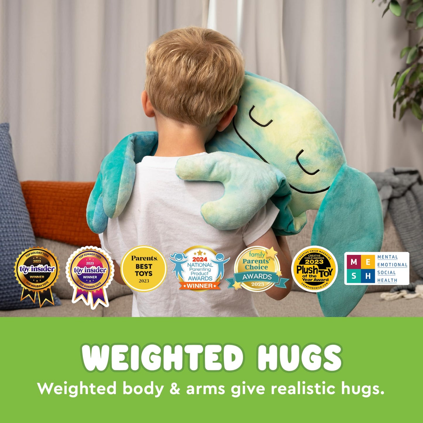 Bumpas Sprinx Weighted Plush Toy Machine Washable Calming Hug Age 3+