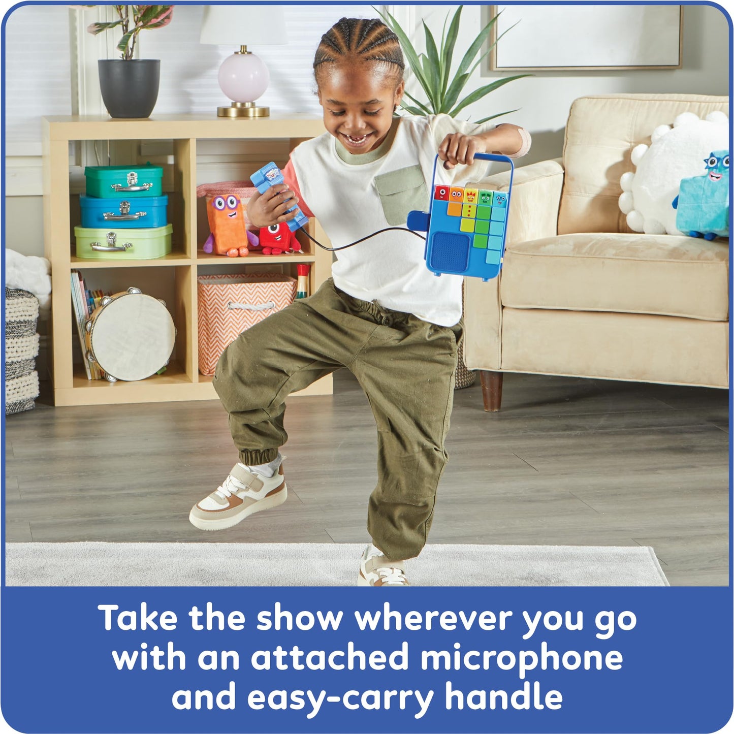 hand2mind Numberblocks Sing and Record Music Player