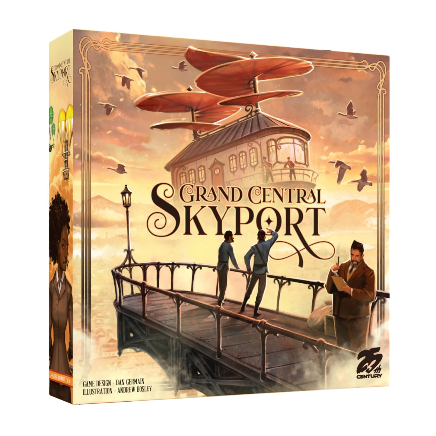 Grand Central Skyport – 25th Century Games | Ages 14+, 2-4 Players, 30–60 Minutes