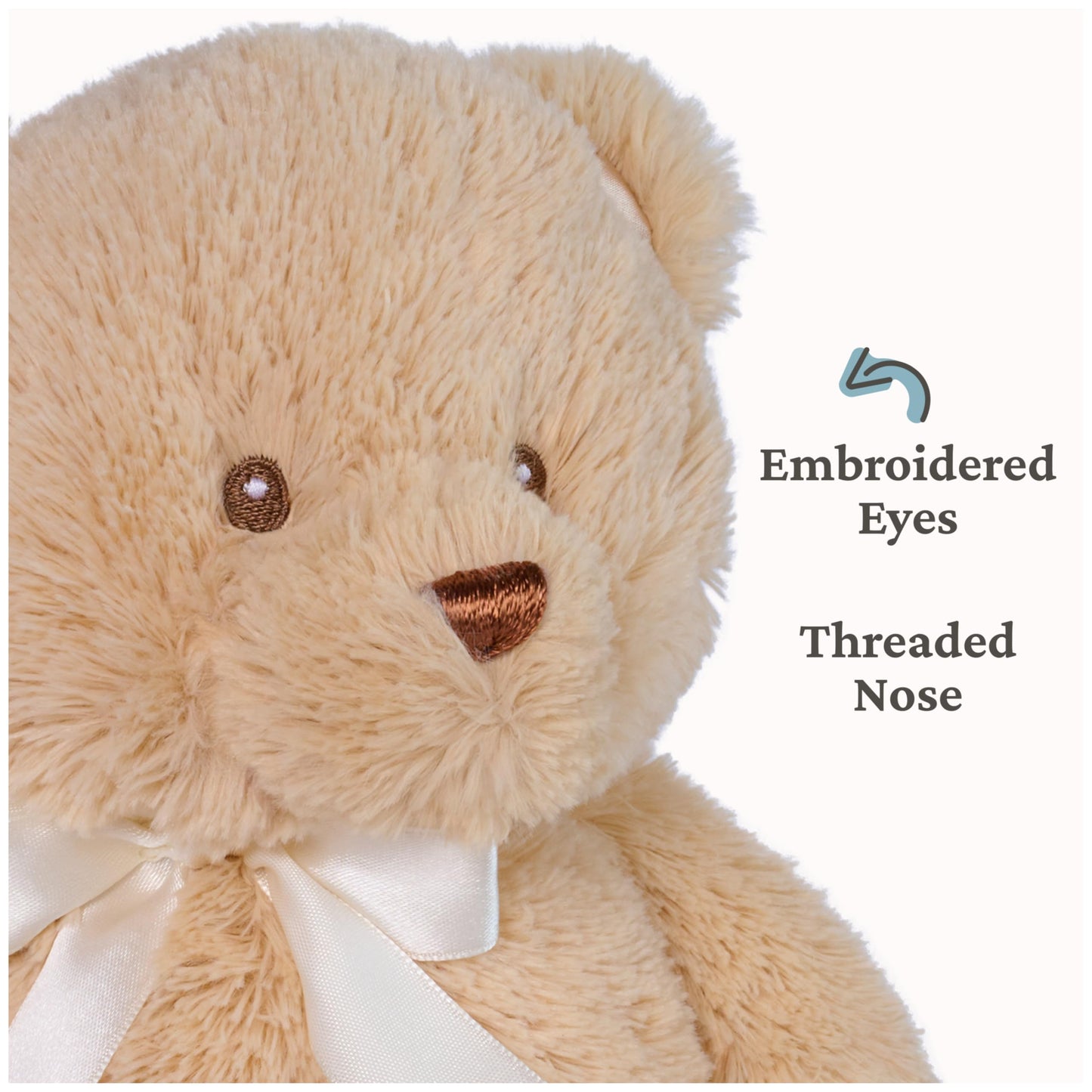 Baby GUND My First GUND Teddy Bear, Ultra Soft Animal Plush Toy for Babies and Newborns, Tan, 10”