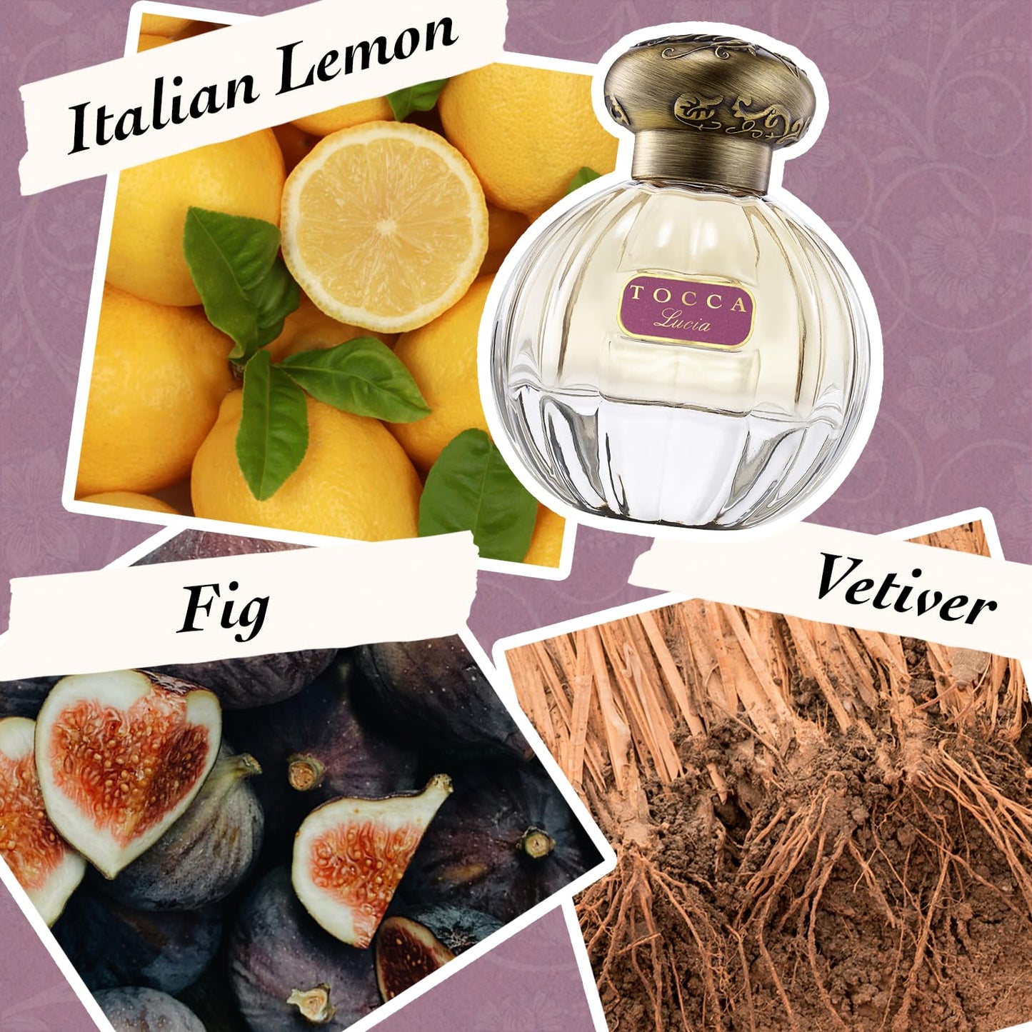 Tocca Lucia Women's Perfume, 1.7 oz. (50 ml) - Fresh Floral Fragrance Featuring Italian Lemon, Fig and Vetiver