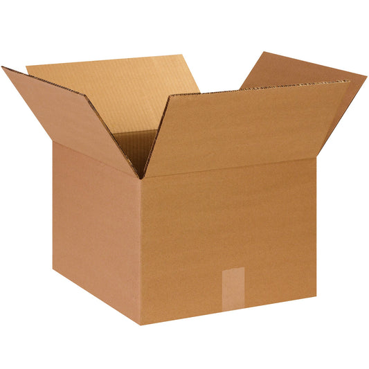 Boxes Fast 14" x 14" x 10" Double Wall Corrugated, Heavy-Duty Cardboard Boxes, BFHD141410DW, for Shipping, Packing, Moving and Storage, Kraft (Pack of 15)