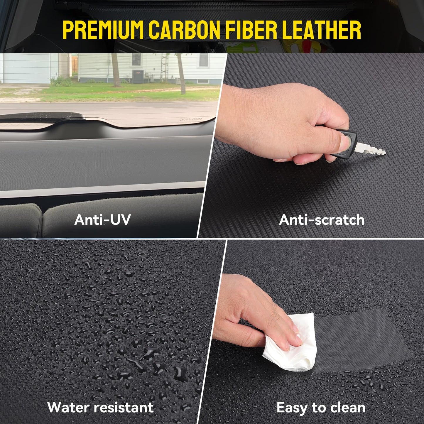 Drytuns Cargo Cover Retractable Trunk Cover Privacy Shade for 2018-2023 2024 Chevy Chevrolet Equinox GMC Terrain, Not for EV Model