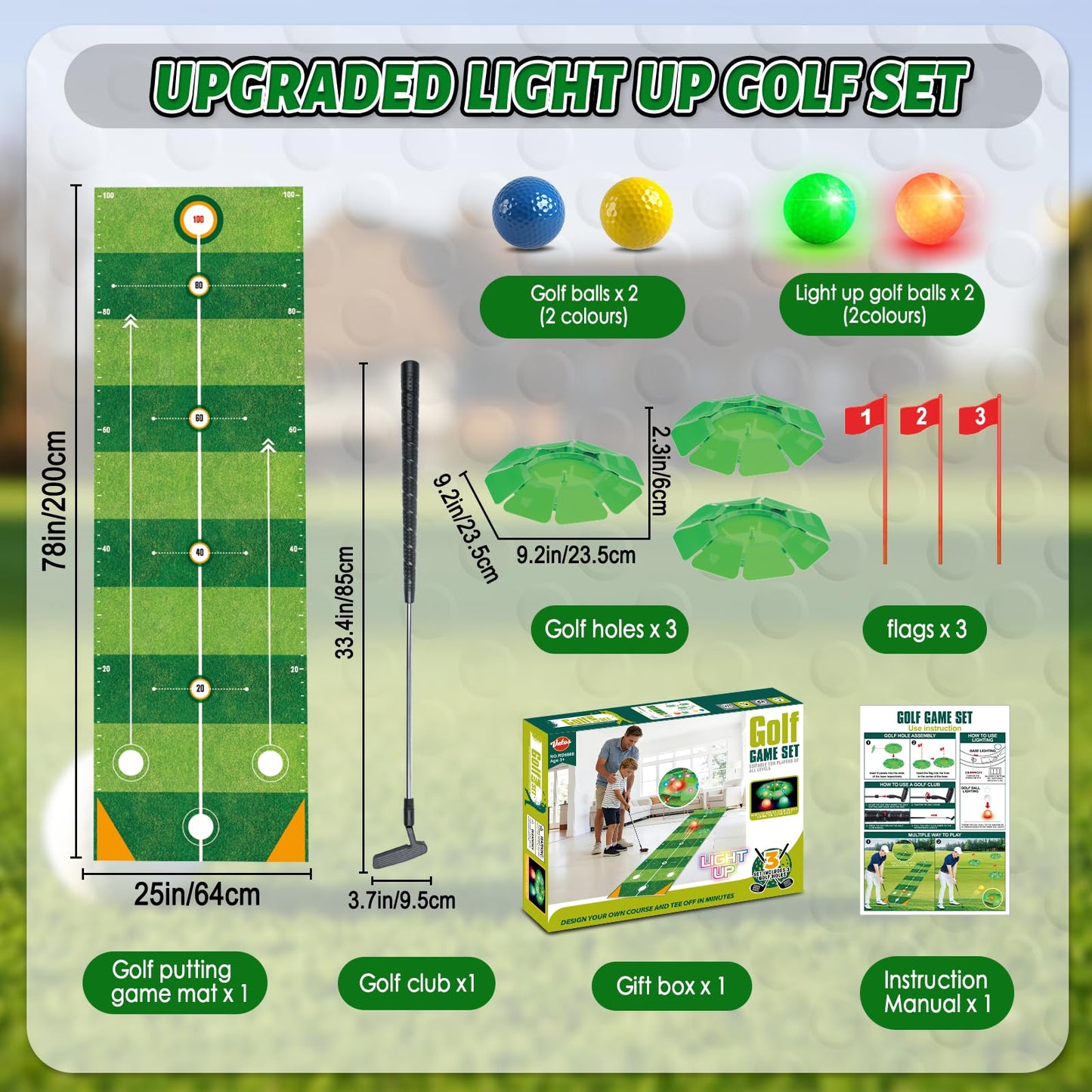VATOS Golf Putting Set for Kids