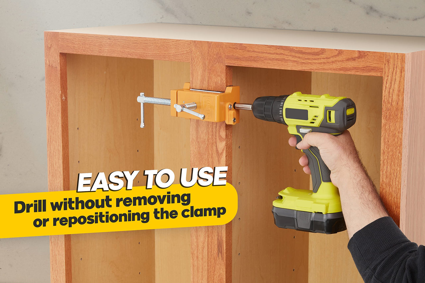 Cabinet Clamps 4 Pack - Protective Case Included - Clamps for Cabinets