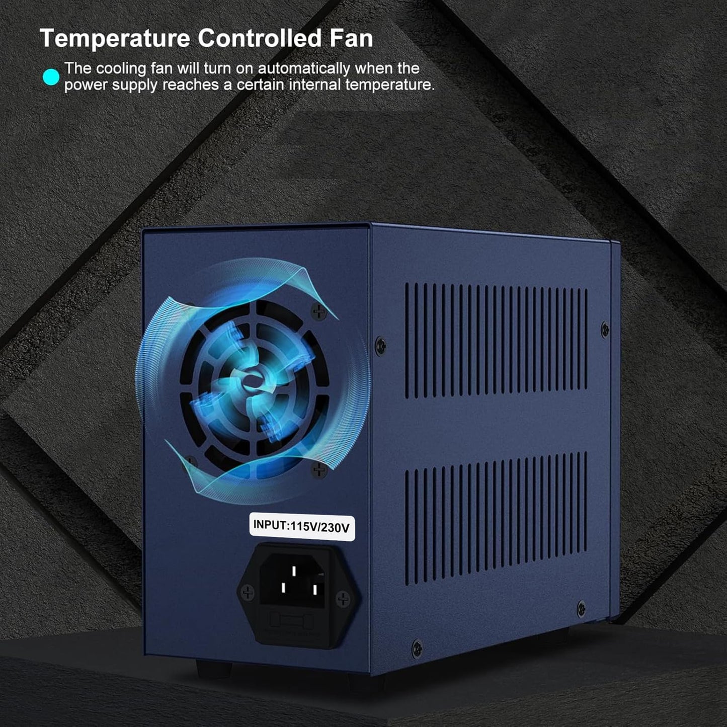 WANPTEK POWER DC Power Supply Variable 0-32V 0-10A Bench Power Supplies Adjustable with Memory Storage/USB-A&Type-C Fast Charge/OCP&Output Function /4-Digit LED Display/