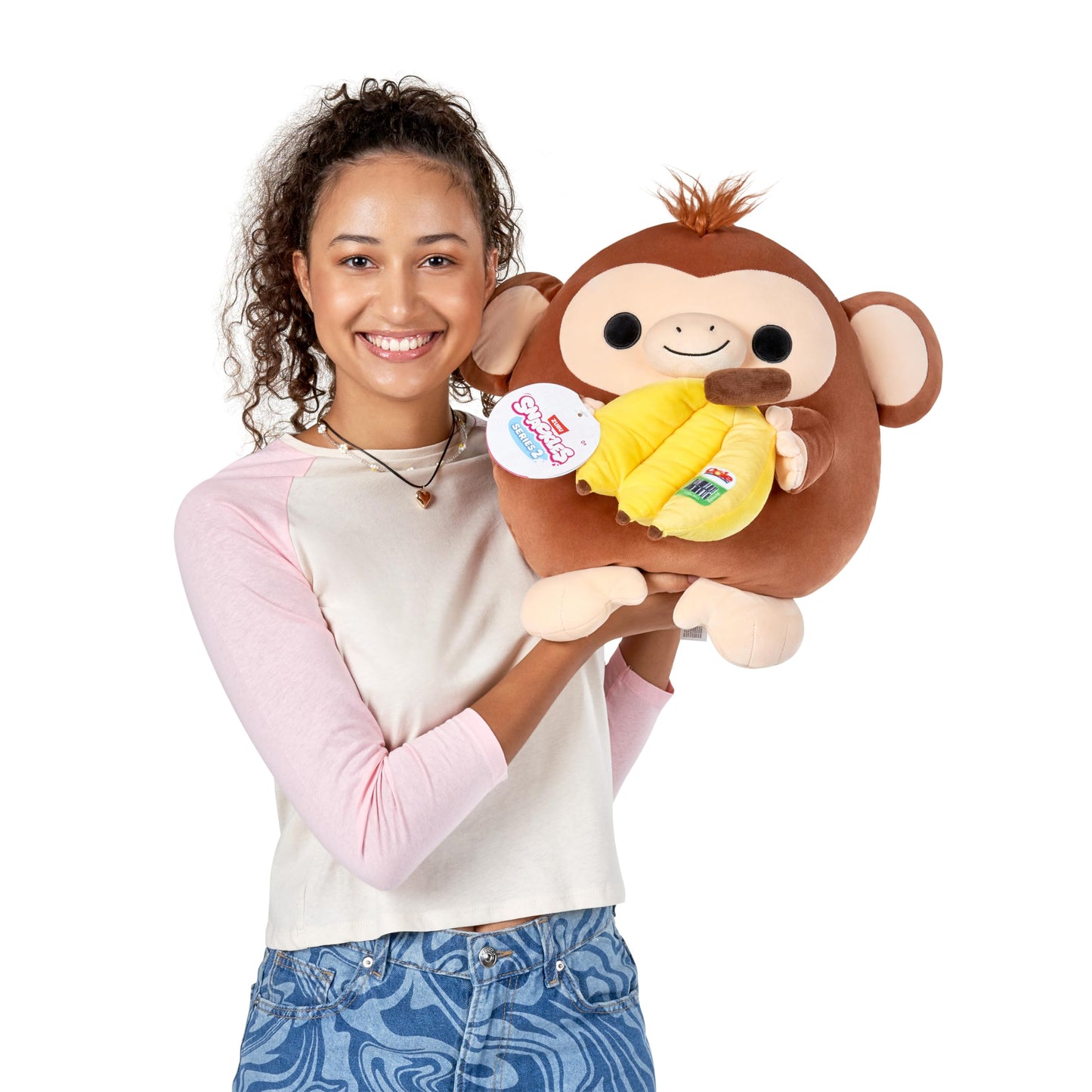 SNACKLES Plush Medium Series 2 Plush 16" Monkey&Dole (Banana)