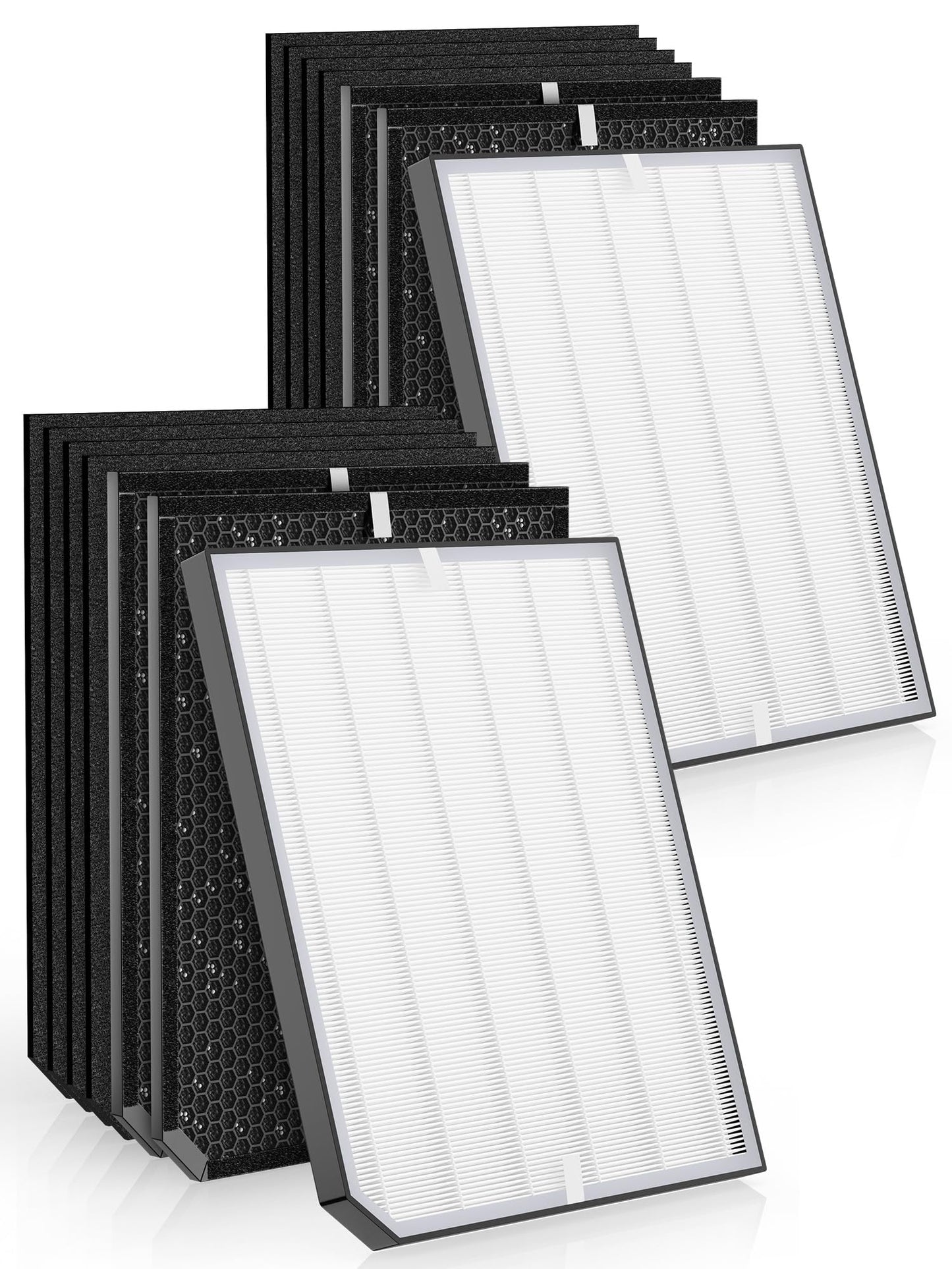 2000 Replacement Filters Compatible with Air Doctor 2000 & 2000i Air Purifiers, 2 High-Efficiency Filter, 4 Activated Carbon Filters and 8 Pre-Filters, Compare to Part # ADF2001, ADF2002, ADF2003