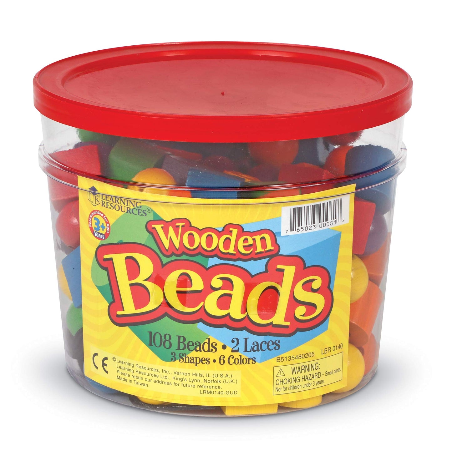 Learning Resources Beads in a Bucket Set of 108 (LER0140)
