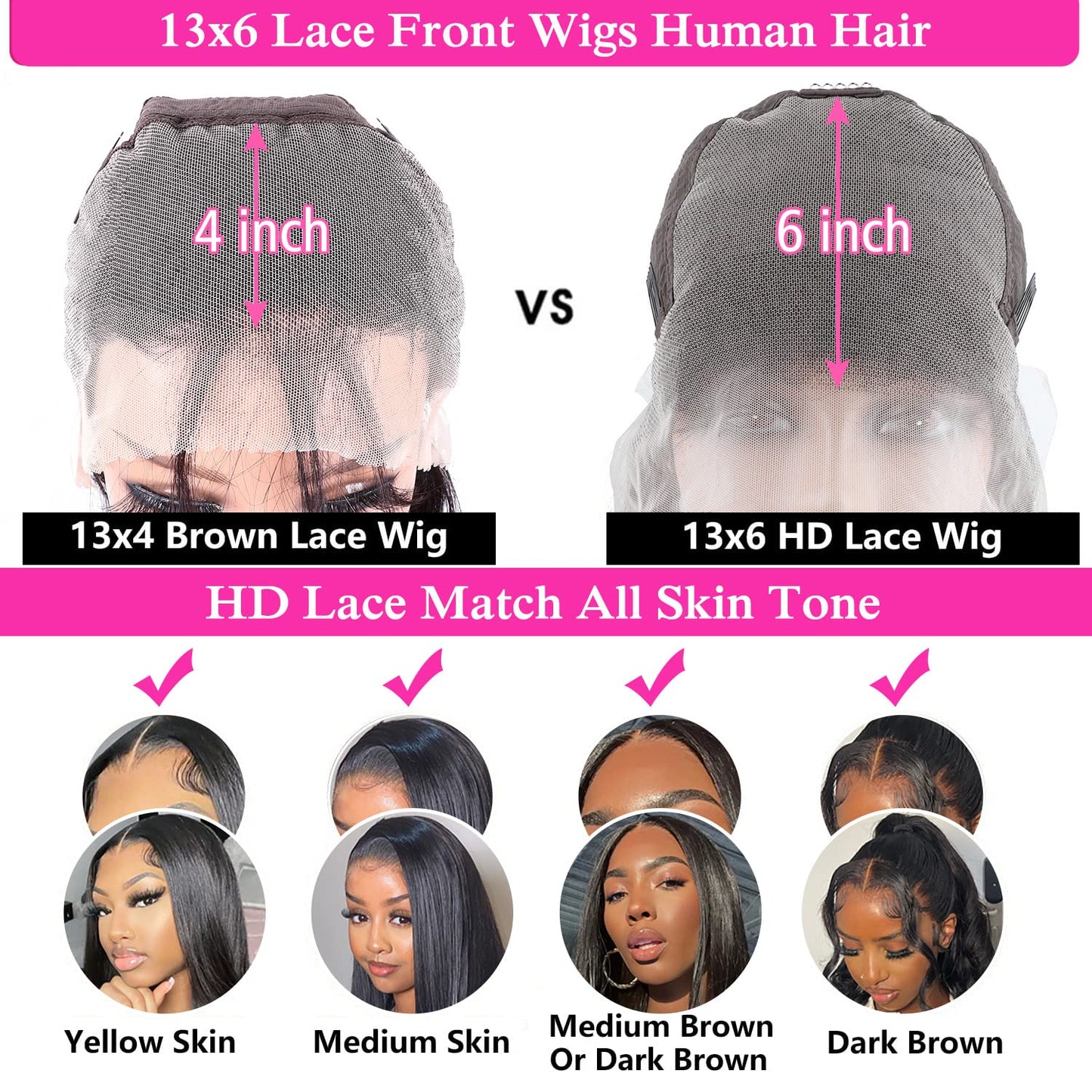 mengkai 13X6 Straight Lace Front Wigs Human Hair Pre Plucked with Baby Hair 13x6 HD Transparent Lace Frontal Wigs Human Hair 180% Density Straight Human Hair Wigs for Women 30 Inch Glueless Wigs