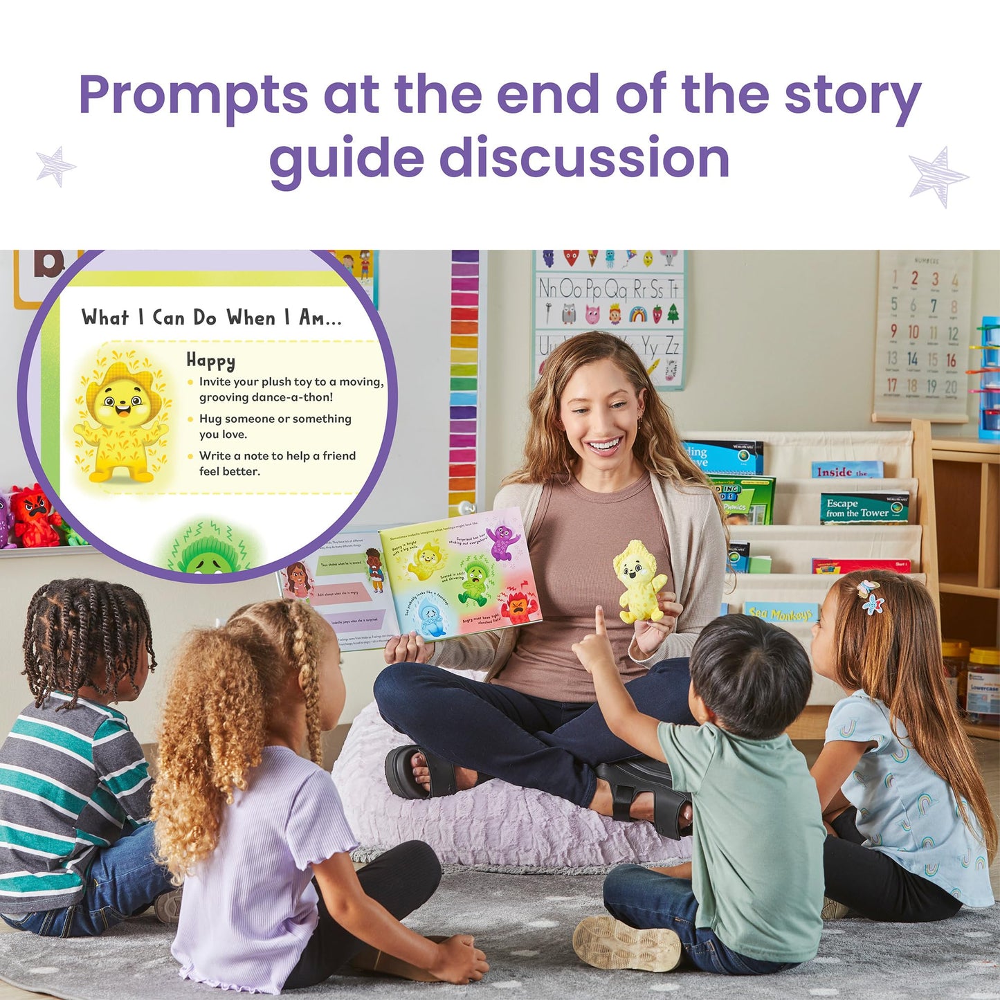 hand2mind Feelings Family Introductory Storybook and Plush