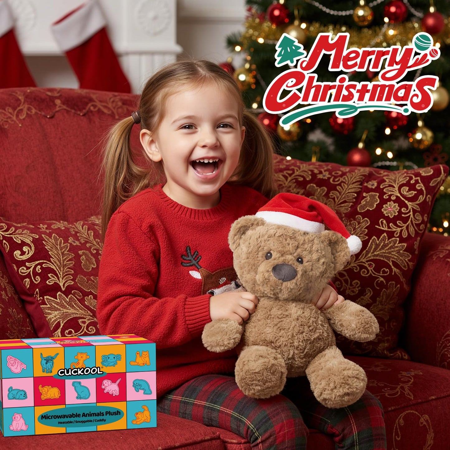 Cuckool Adorable and Cuddly Bear Stuffed Animal