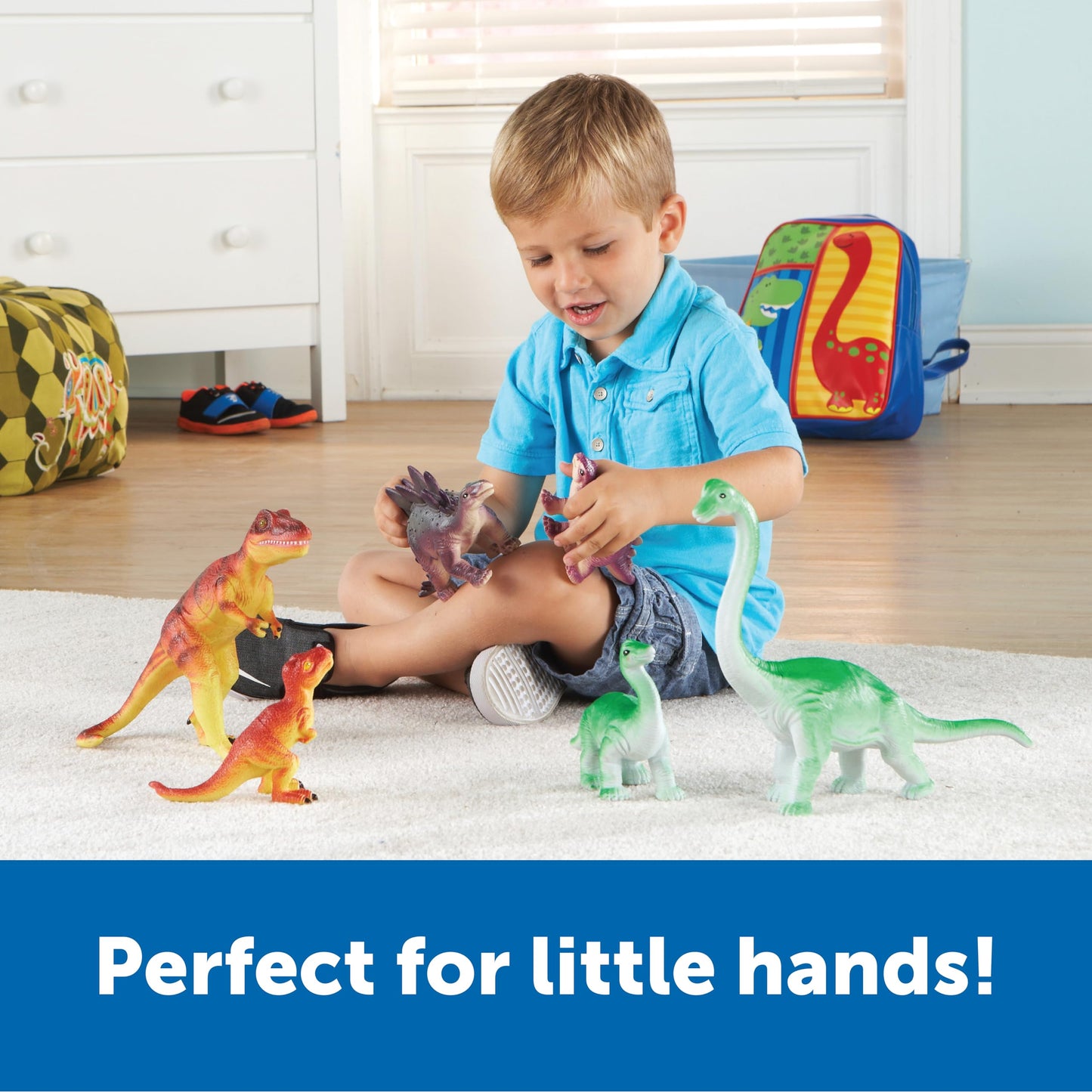 Learning Resources Jumbo Dinosaurs: Mommas and Babies Toy Set (6 Piece)