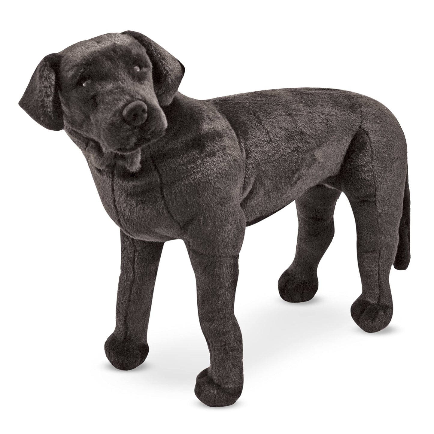 Melissa & Doug Giant Black Lab - Lifelike Stuffed Animal Dog (Over 2 feet Tall)