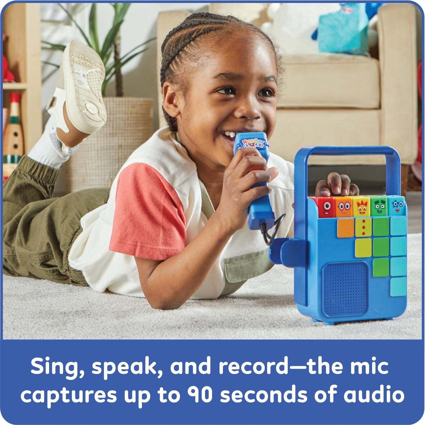 hand2mind Numberblocks Sing and Record Music Player