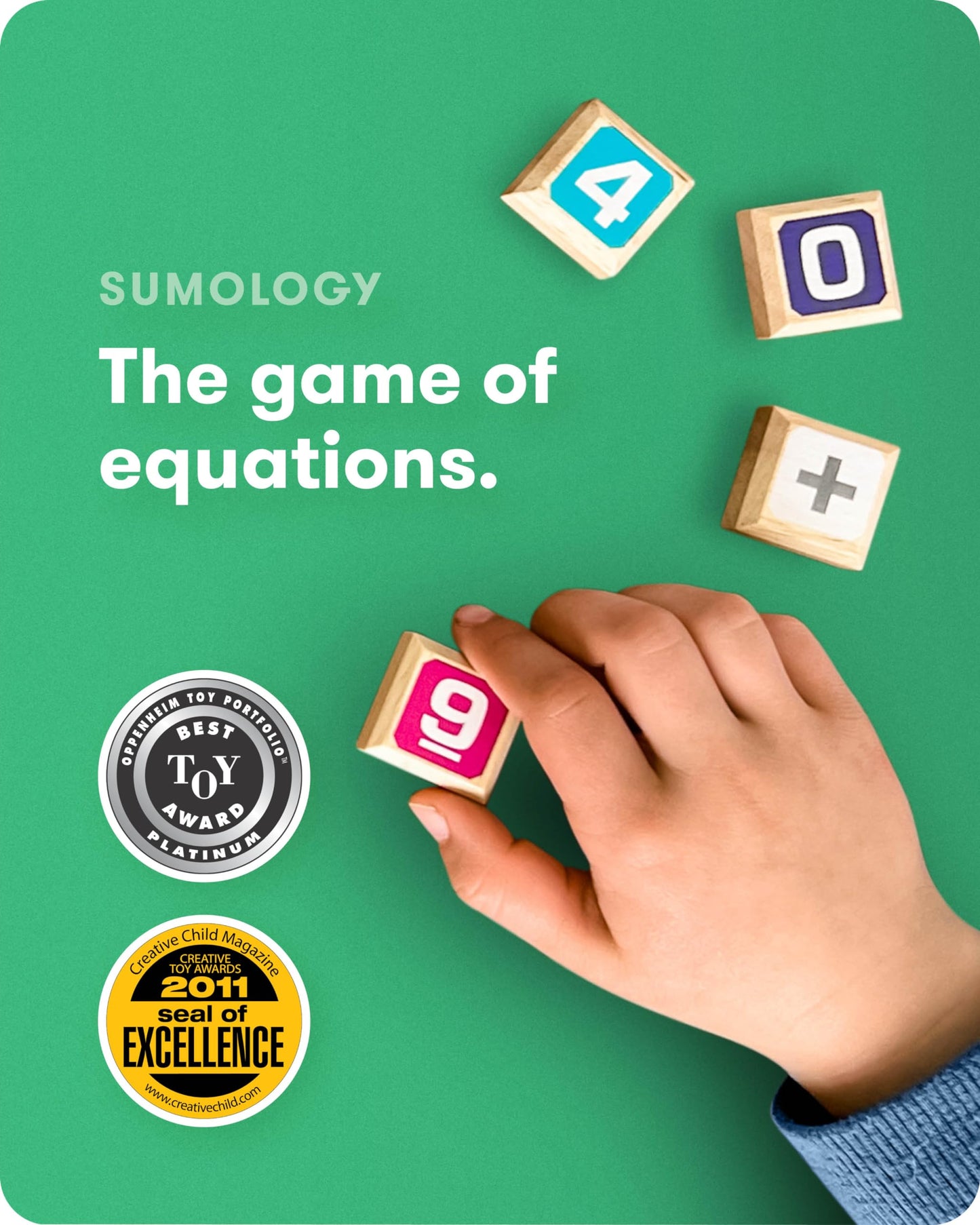SimplyFun Sumology Math Game - One of The Most Fun Math Games for Kids Ages 8-12 - Practice Addition, Subtraction, Multiplication and Division - 2 or More Players or Play in Teams!