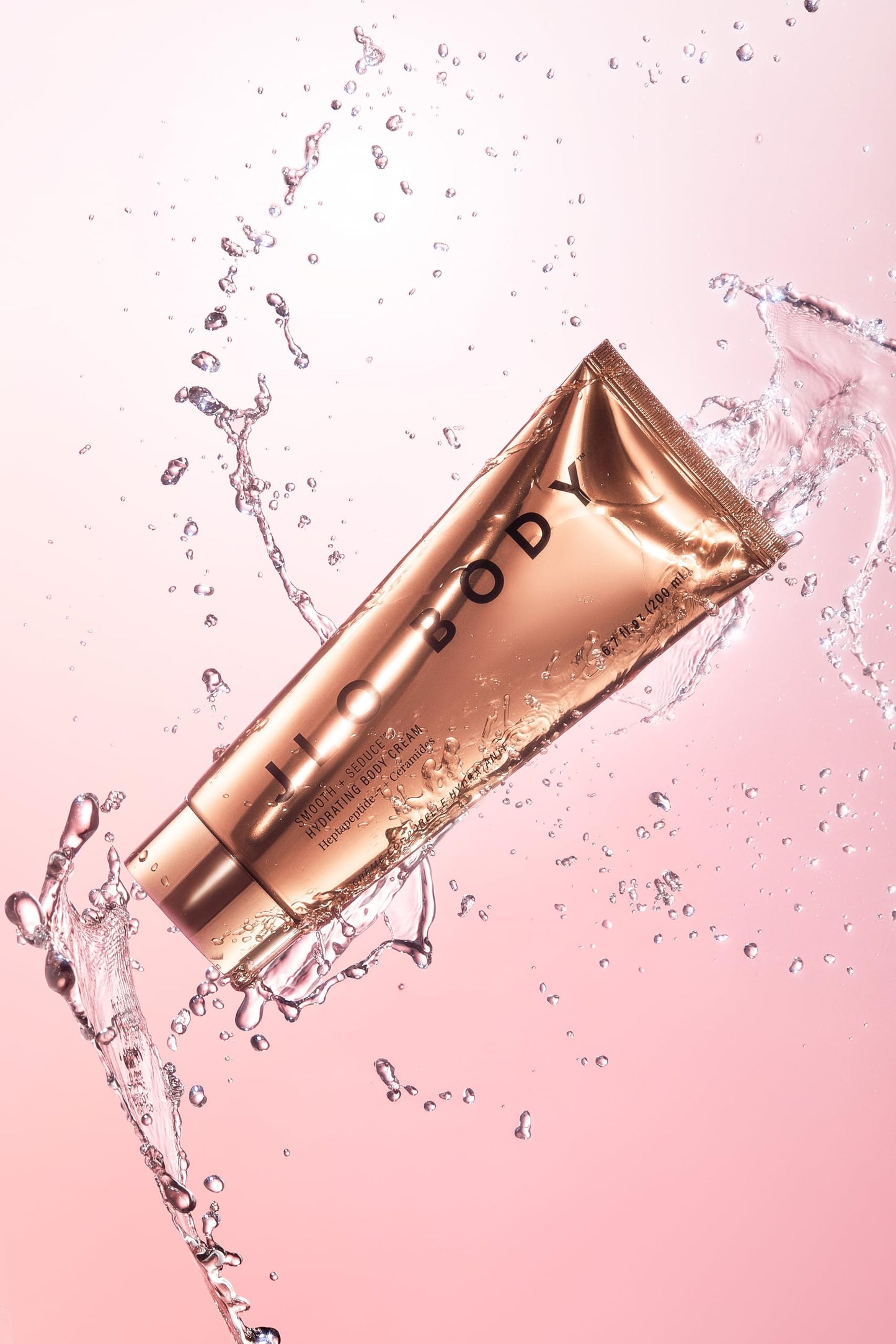 JLO BEAUTY Smooth + Seduce™ Hydrating Body Cream | Enriched with Heptapeptide-7 + Ceramides, Hydrates, Contours, Smooths + Firms Skin | 6.7 Oz