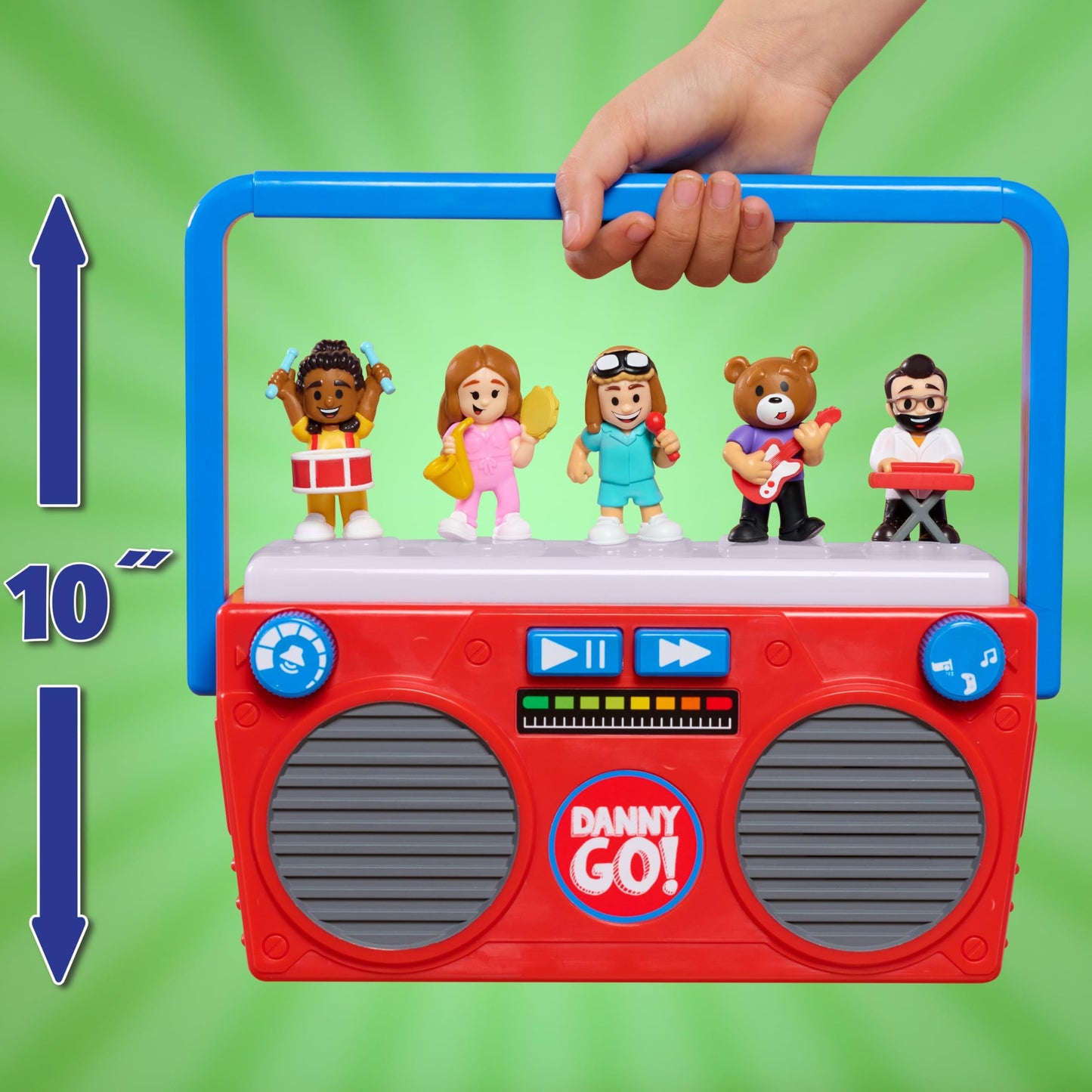 Danny Go! Music Mix-Up Boombox, Kids Toys for Ages 3 Up, Gifts and Presents