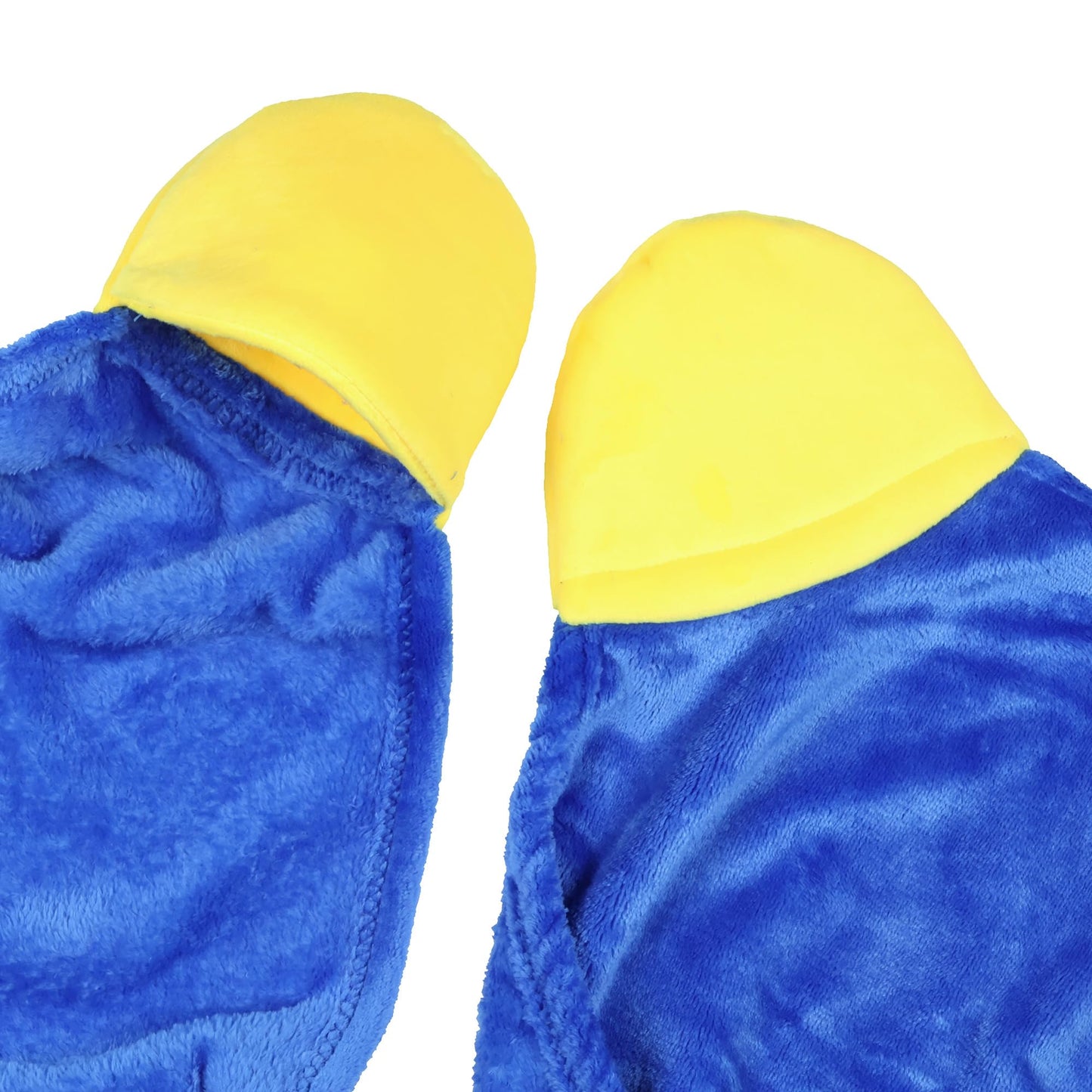 Poppy Playtime Huggy Wuggy Plush Super Soft Game Hooded Blanket Throw with Embroidered Face 50" x 60"