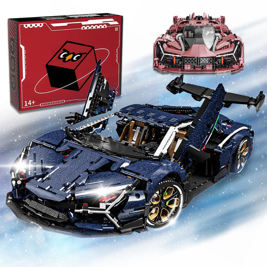 Lamb AVENTTAOR Super Car Building Toys - 1:8 Model Building Blocks Challenging Race Car Sets Toy Gifts Compatible With Lego Technic for Adults (4260pcs)