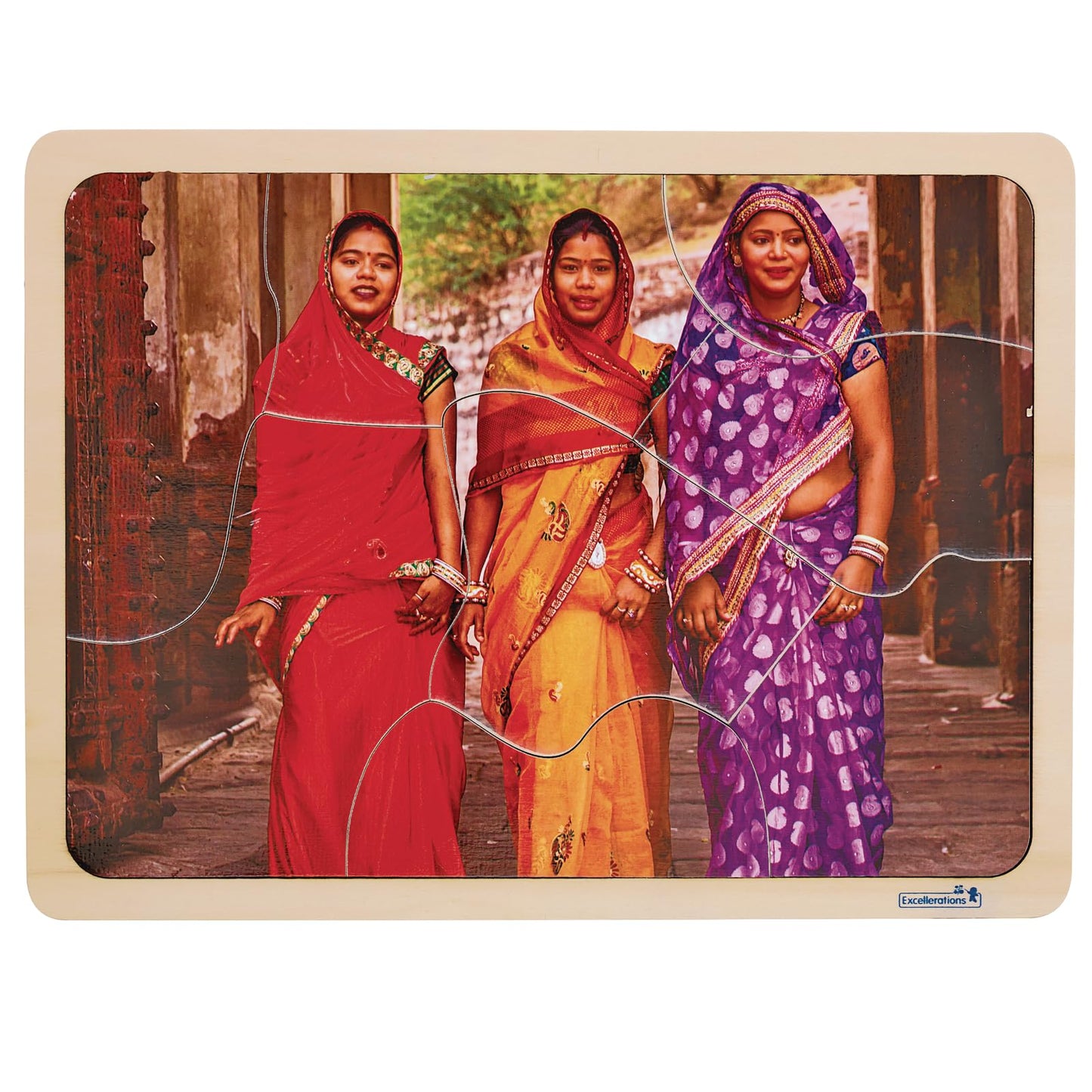 Multi-Cultural World Photo Puzzles - Set of 9, Excellerations, World Culture Exploration, Multicultural Puzzles for Preschoolers