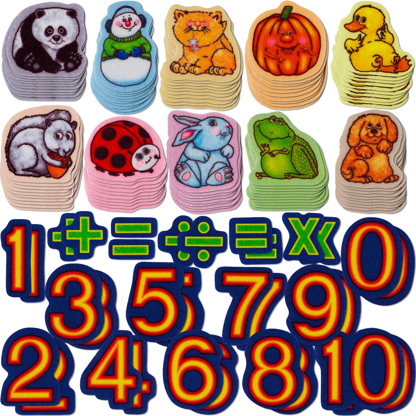 Little Folks Visuals LFV22101 Beginners Counting Flannel Boards