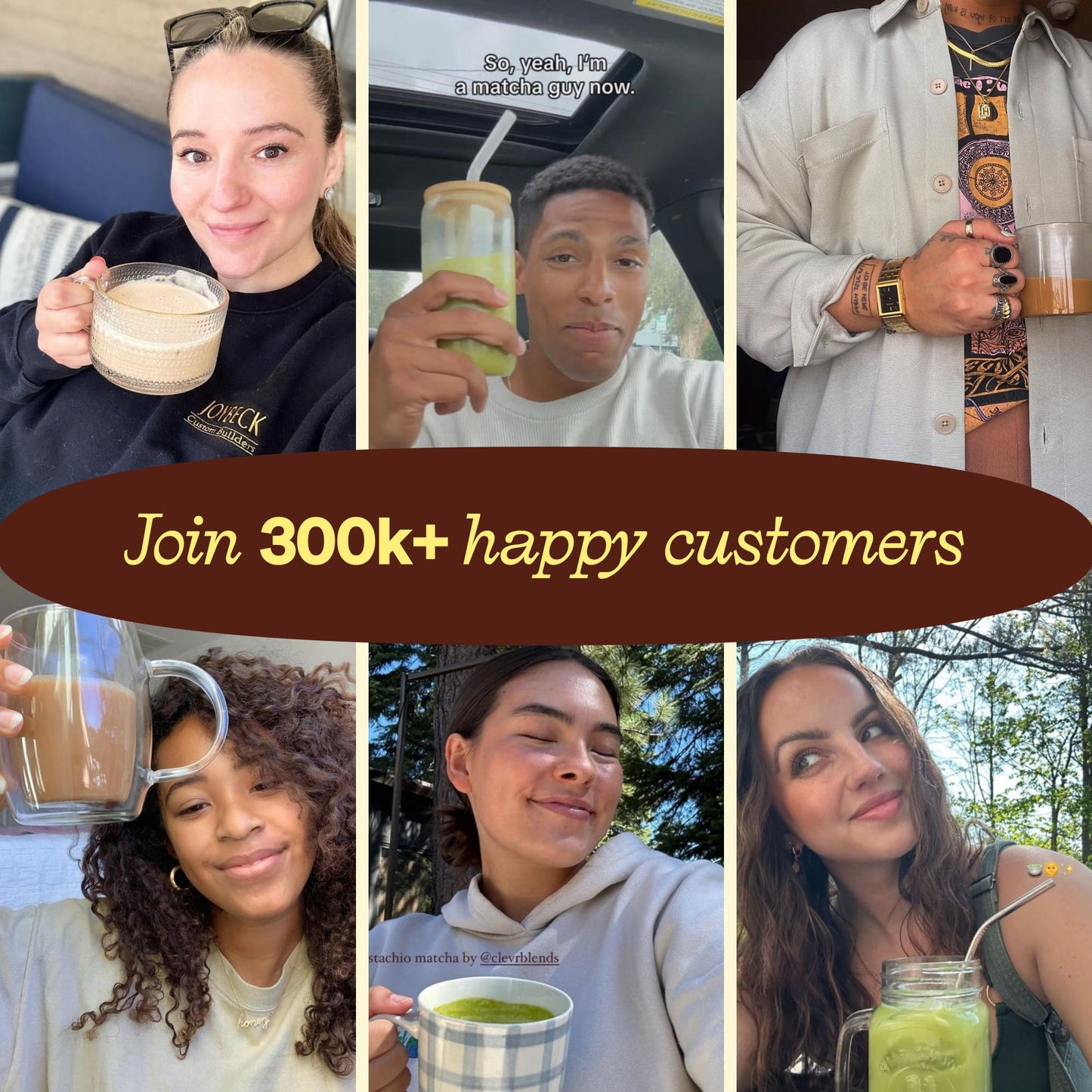 Clevr Pistachio Matcha SuperLatte, Organic Ceremonial Grade, Instant Superfood Powder Blend with Lions Mane, Reishi Mushroom, Coconut Cream, Ashwagandha, Serve Hot or Iced (14 Lattes)